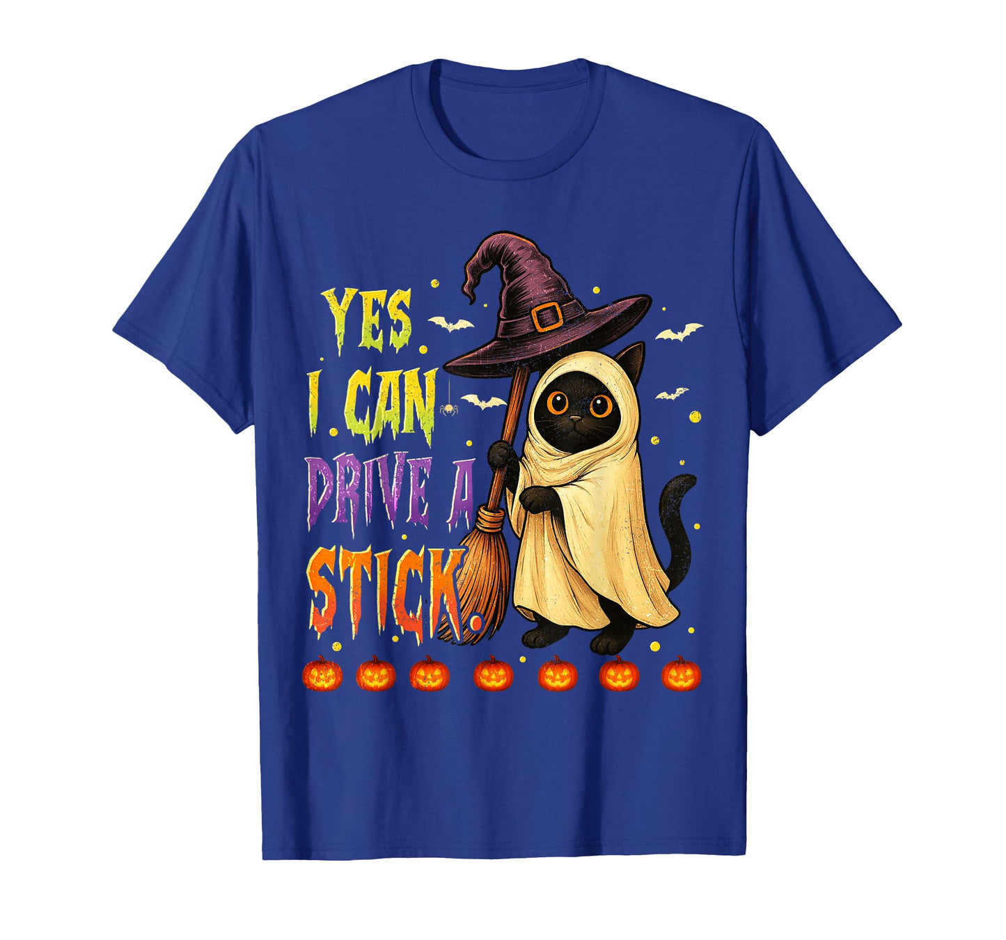 Yes I Can Drive A Stick Funny Halloween T-Shirt