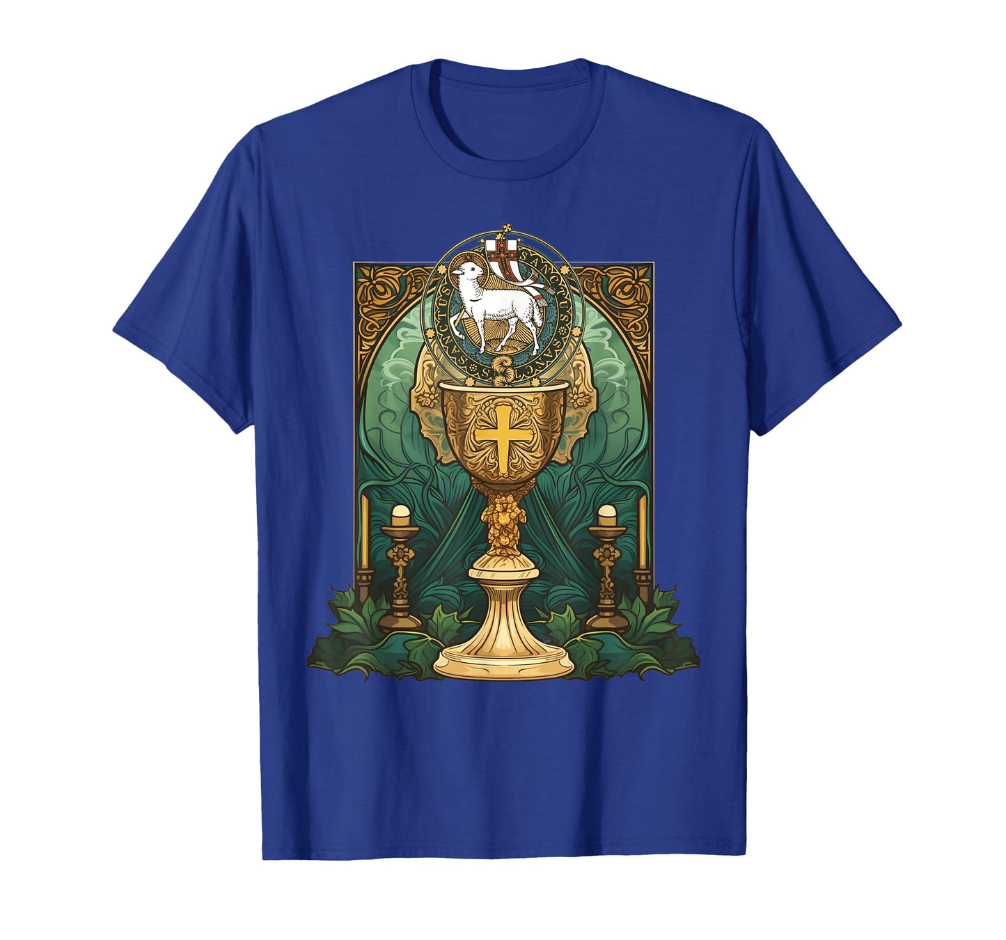 Agnus Dei Sanctus Traditional Latin Mass Catholic T-Shirt
