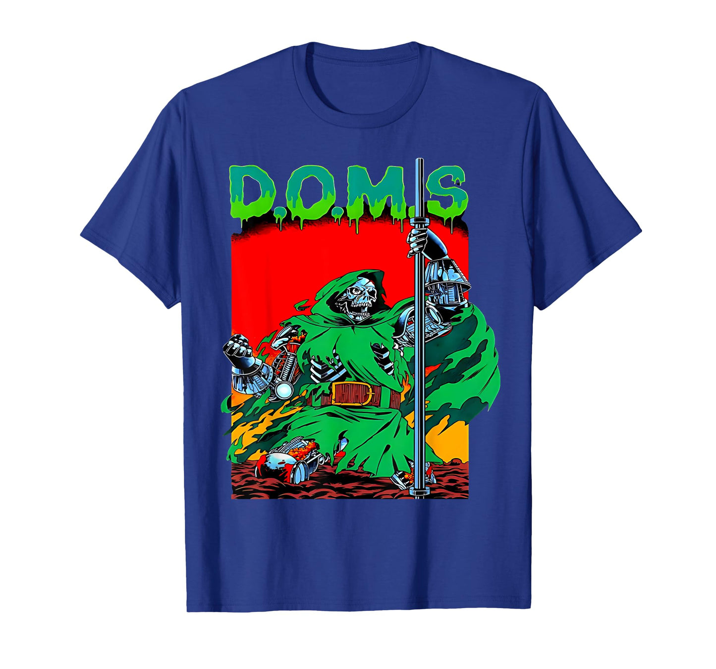 DOMS Funny Muscle Gym Weightlifting Bodybuilding Fitness T-Shirt