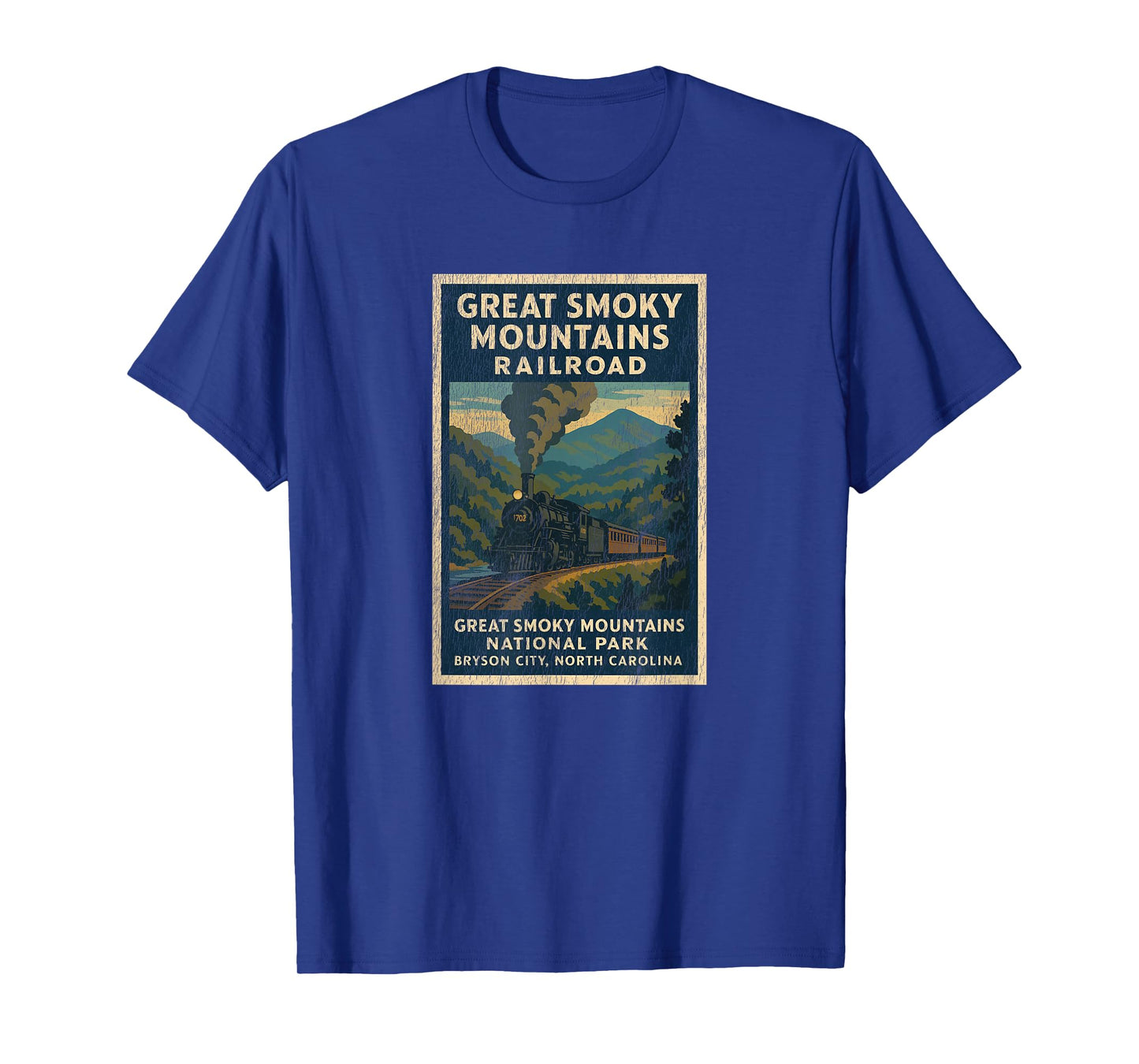 GREAT SMOKY MOUNTAINS RAILROAD Scenic Railroad Train T-Shirt