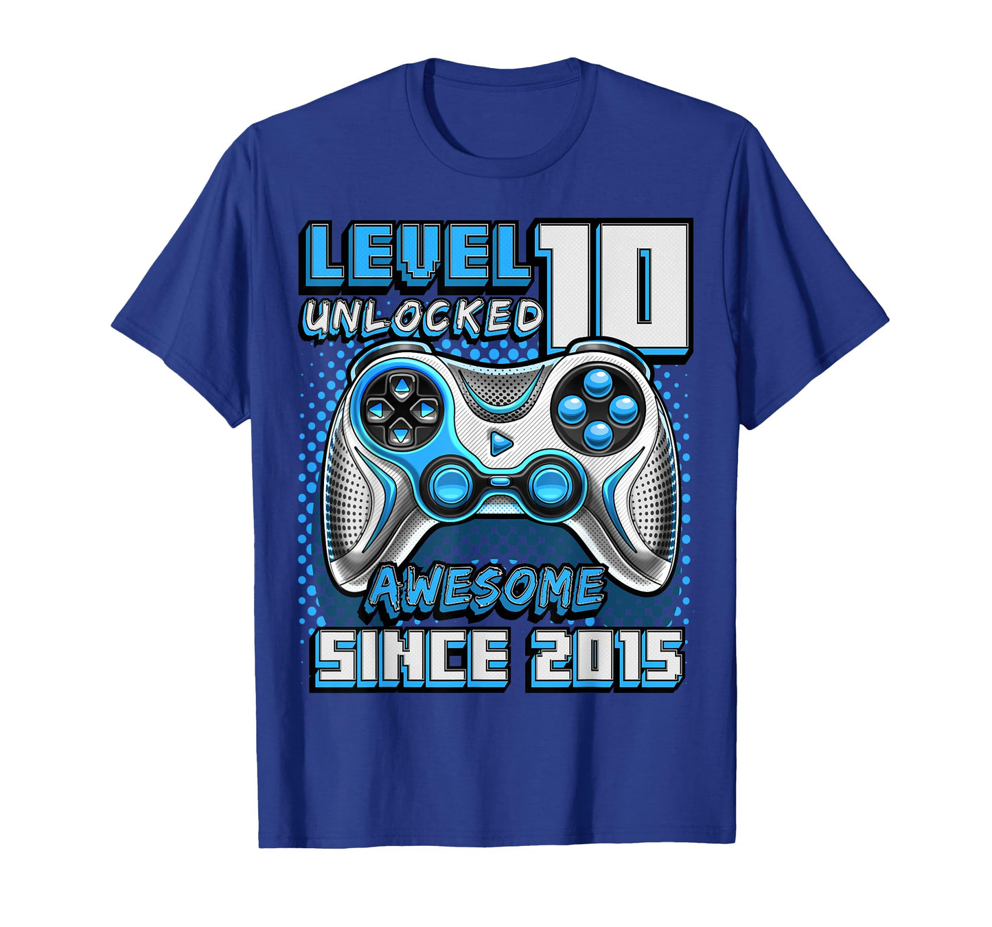 10th Birthday Boy Level 10 Gamer 10 Year Video Game Party T-Shirt
