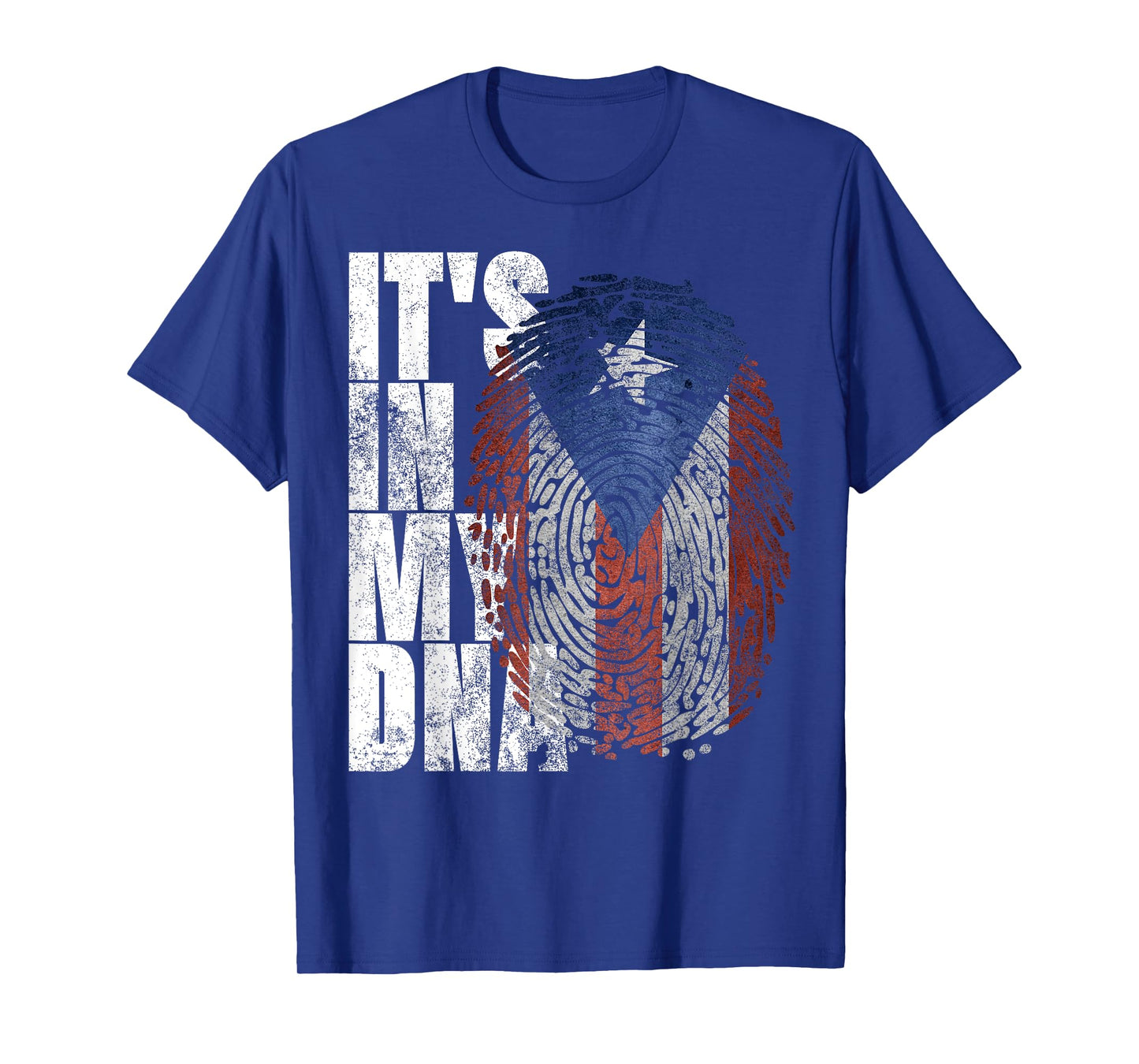 It's In My DNA Puerto Rican Gifts Hispanic Puerto Rico Flag T-Shirt