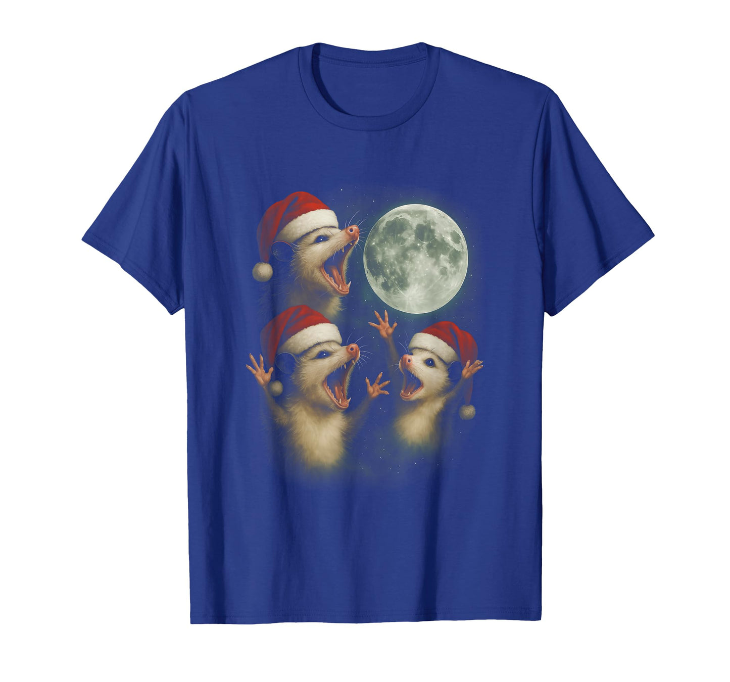 Funny Christmas Opossum Bootleg T-Shirt