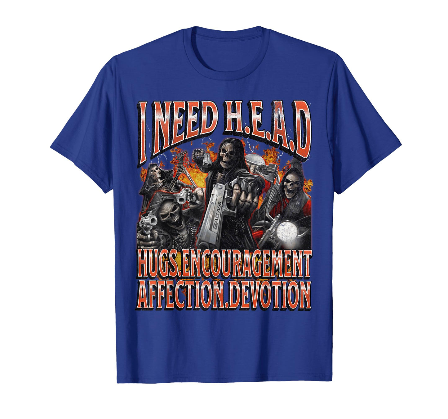 I Need Hugs Funny Hard Skeleton Meme Bootleg Graphic T-Shirt