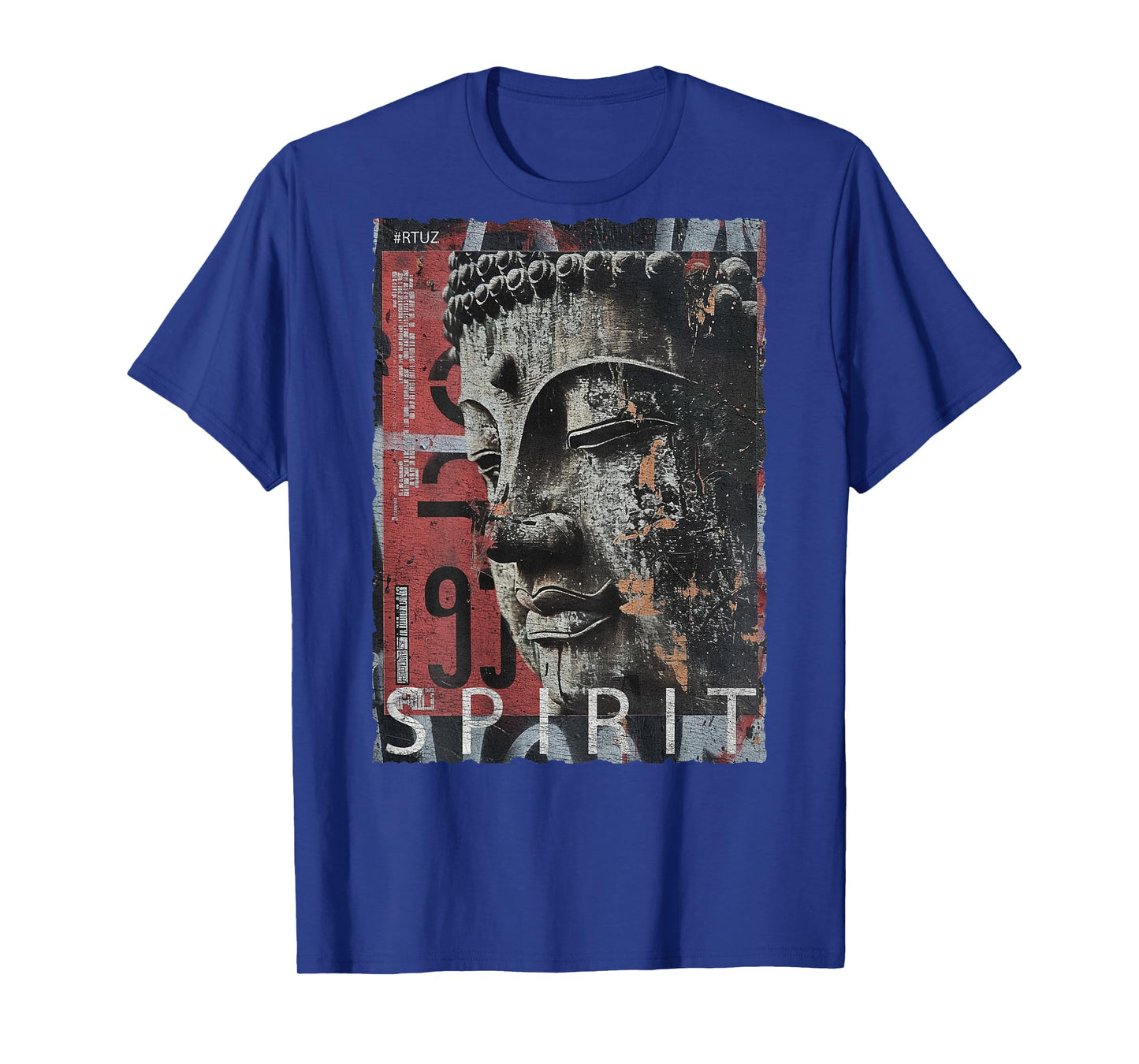 Hip Hop Retro Vintage Edgy Y2K Back Print Streetwear Buddha T-Shirt