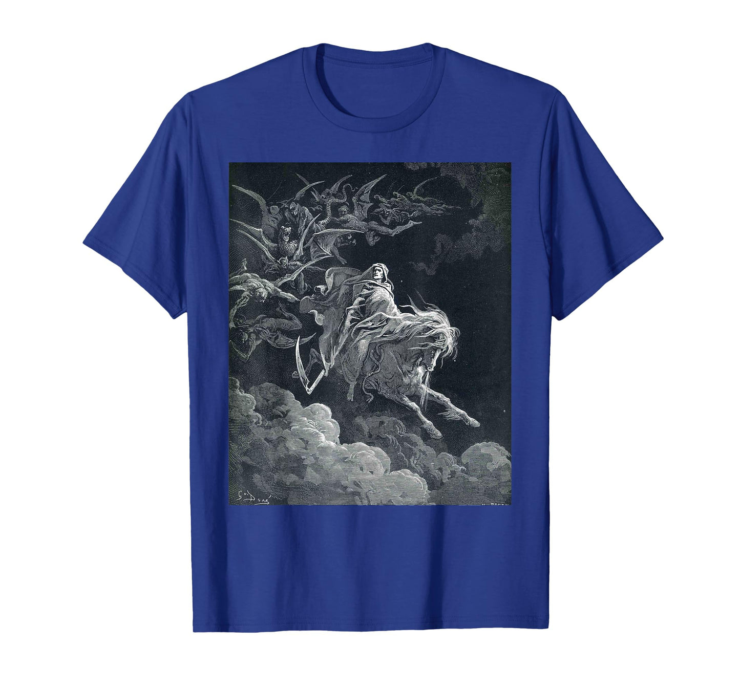 Gustave Dore The Vision of Death Print T-Shirt