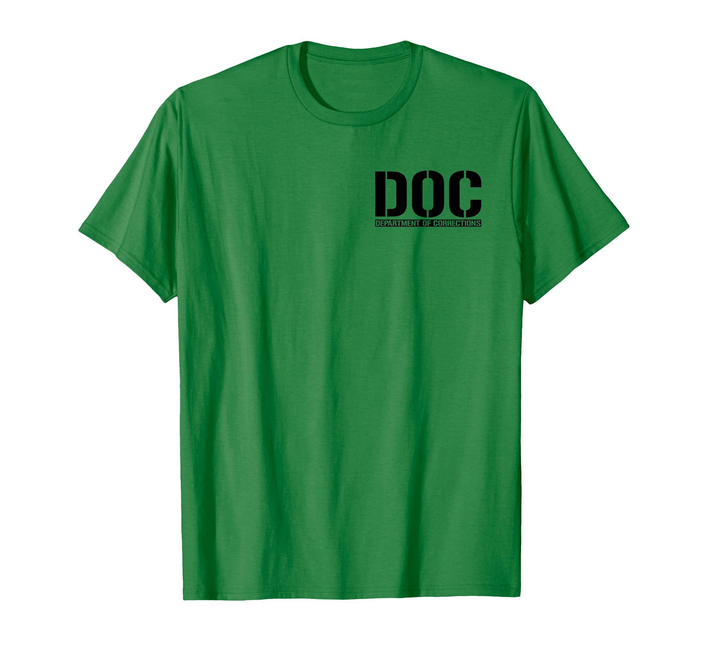DOC DEPARTMENT OF CORRECTIONS INMATE OFFICER COSTUME TEE T-Shirt