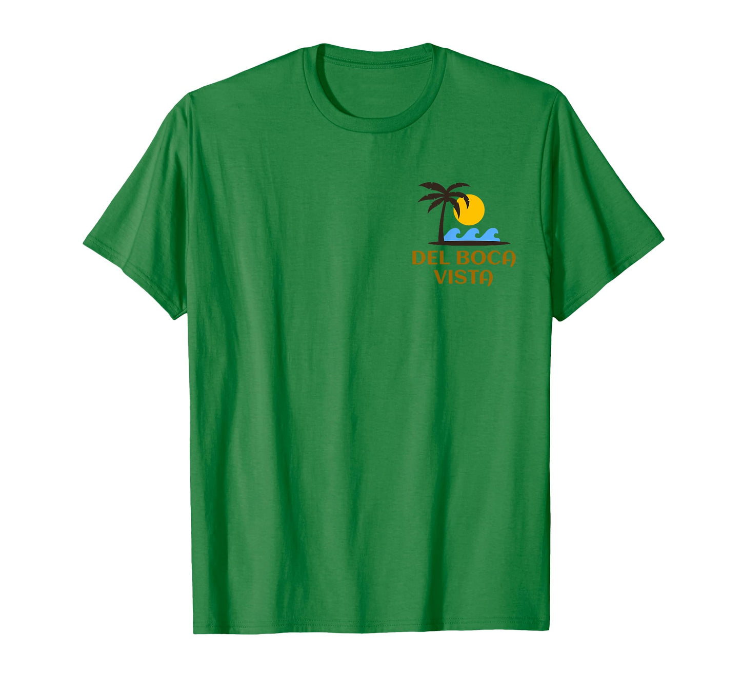 Del Boca Vista Retro Sunset Florida Vintage T-Shirt