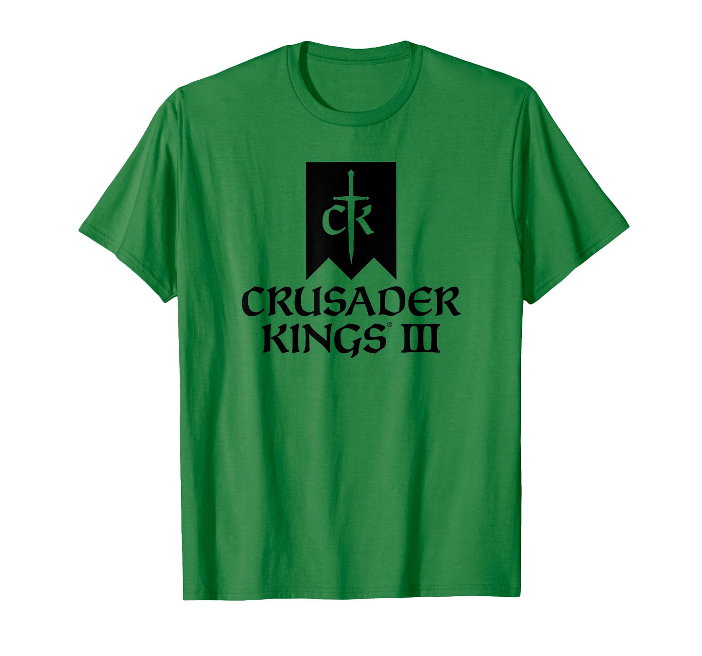 Crusader Kings III game logo black T-Shirt