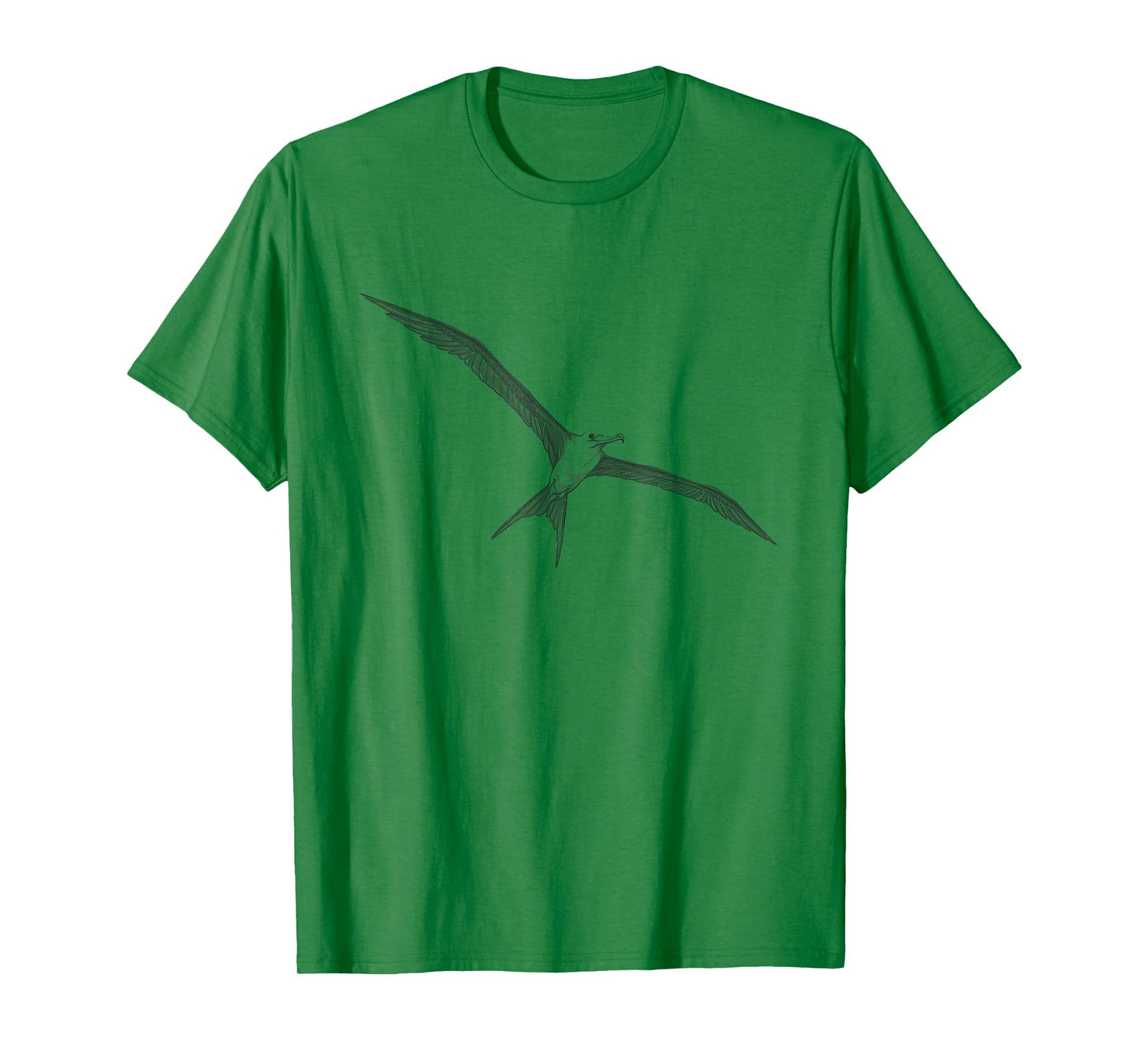 Vintage Frigate bird Drawing Art Design T-Shirt