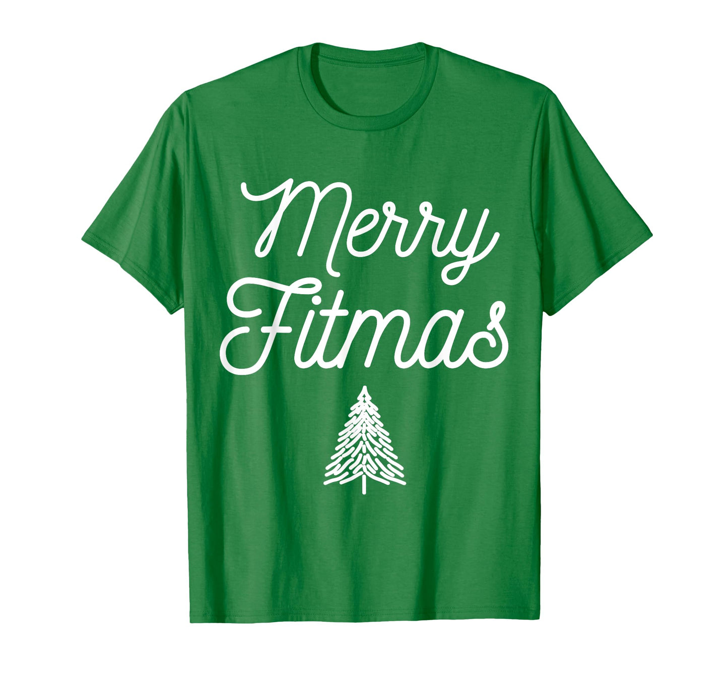 Merry Fitmas for Christmas Workout Xmas Gym Holiday Fitness T-Shirt