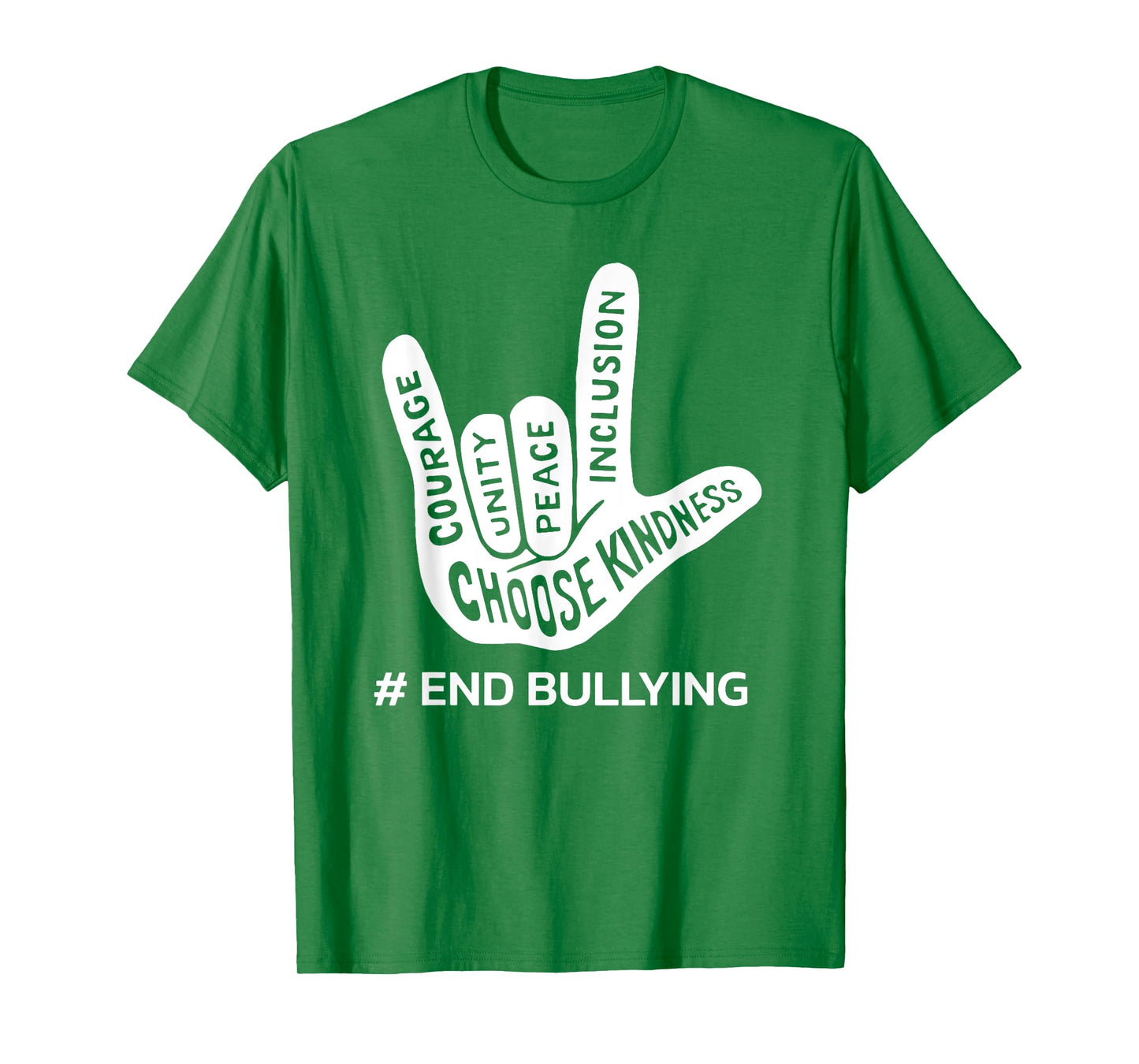 Unity Day Orange Anti Bullying Peace Love Sign Language T-Shirt
