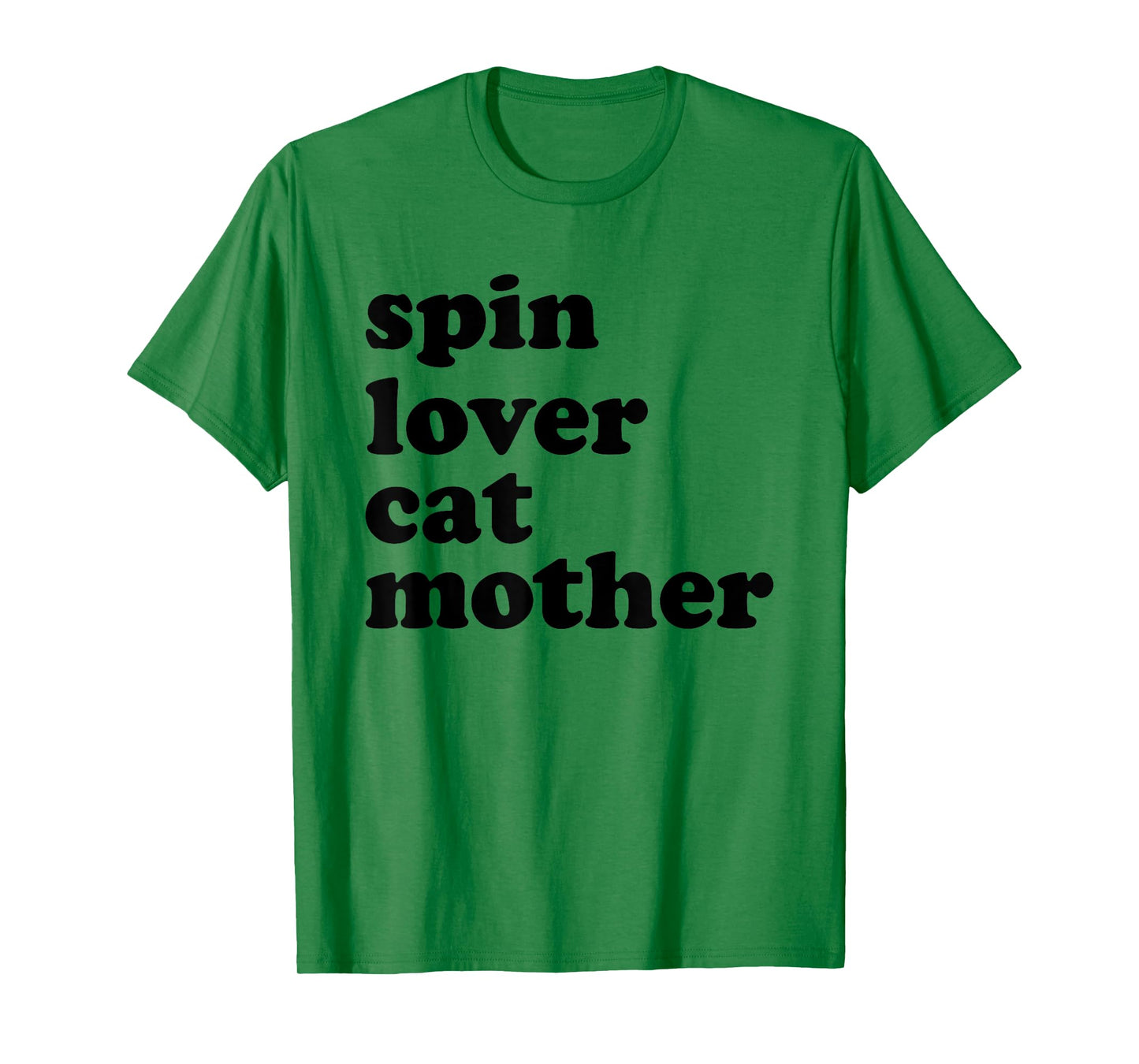 Spin Lover Cat Mother Funny Workout Gym Spinning Class Gift T-Shirt
