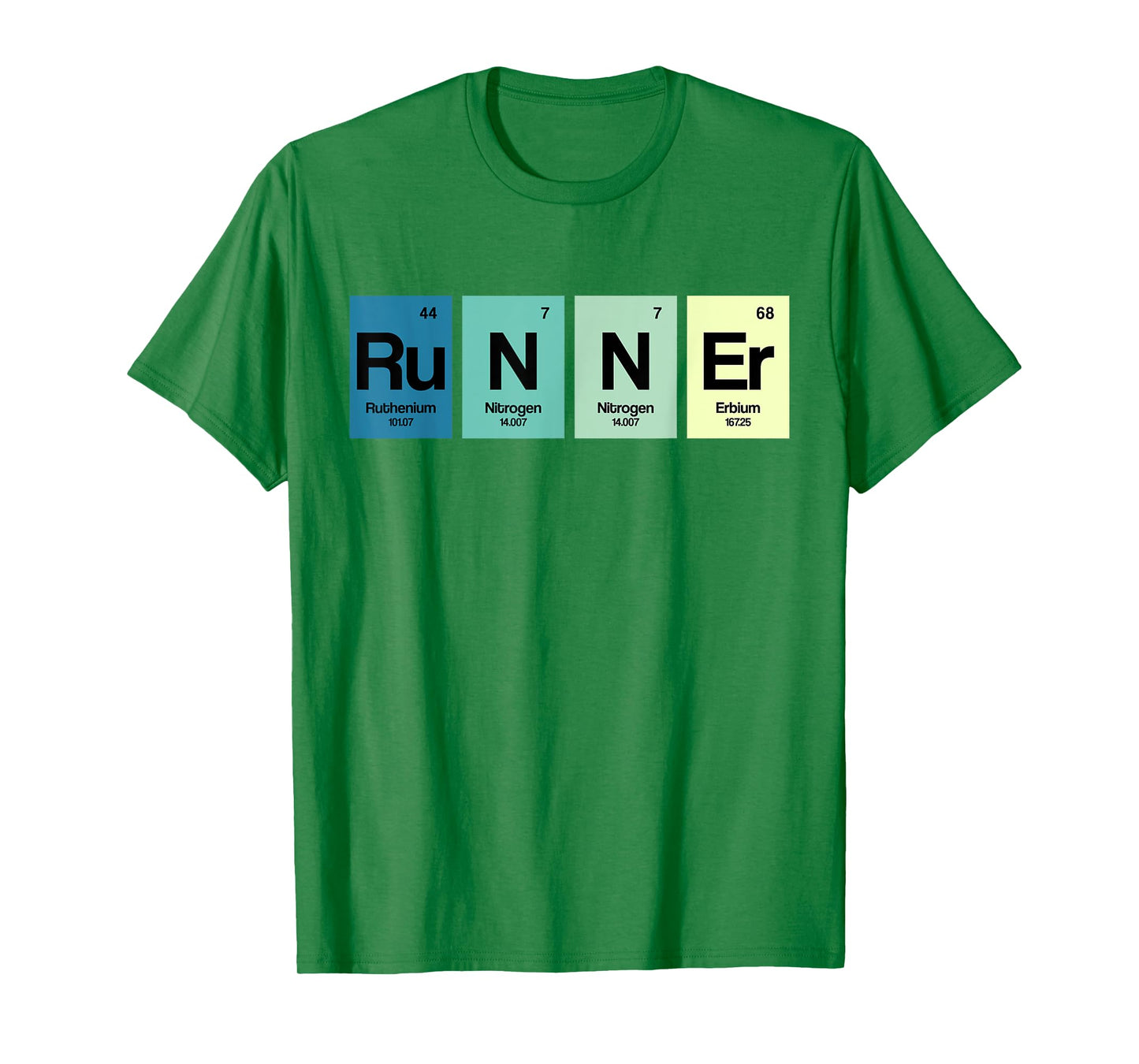 Runner Periodic Table Funy Marathon Runners Science Gift T-Shirt