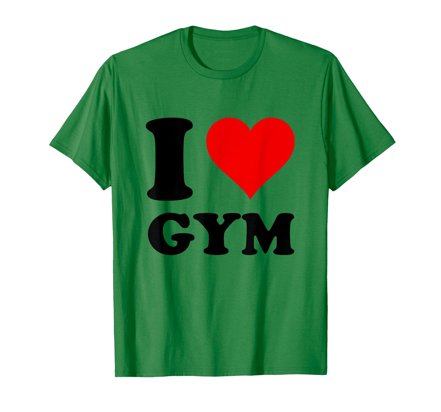 Red Heart I Love Gym T-Shirt