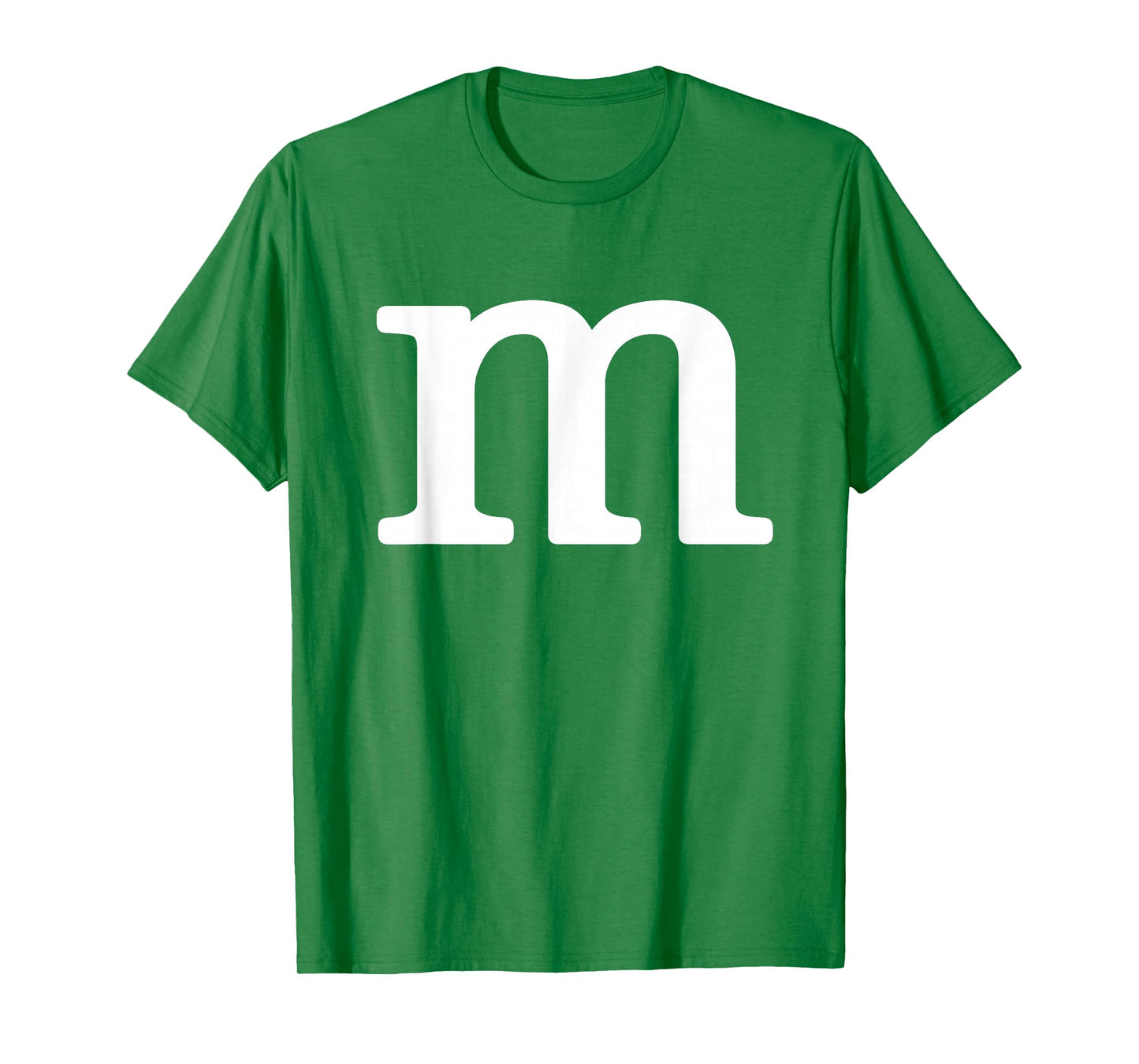Letter M Funny Group Halloween Team Easy Lazy Costume T-Shirt