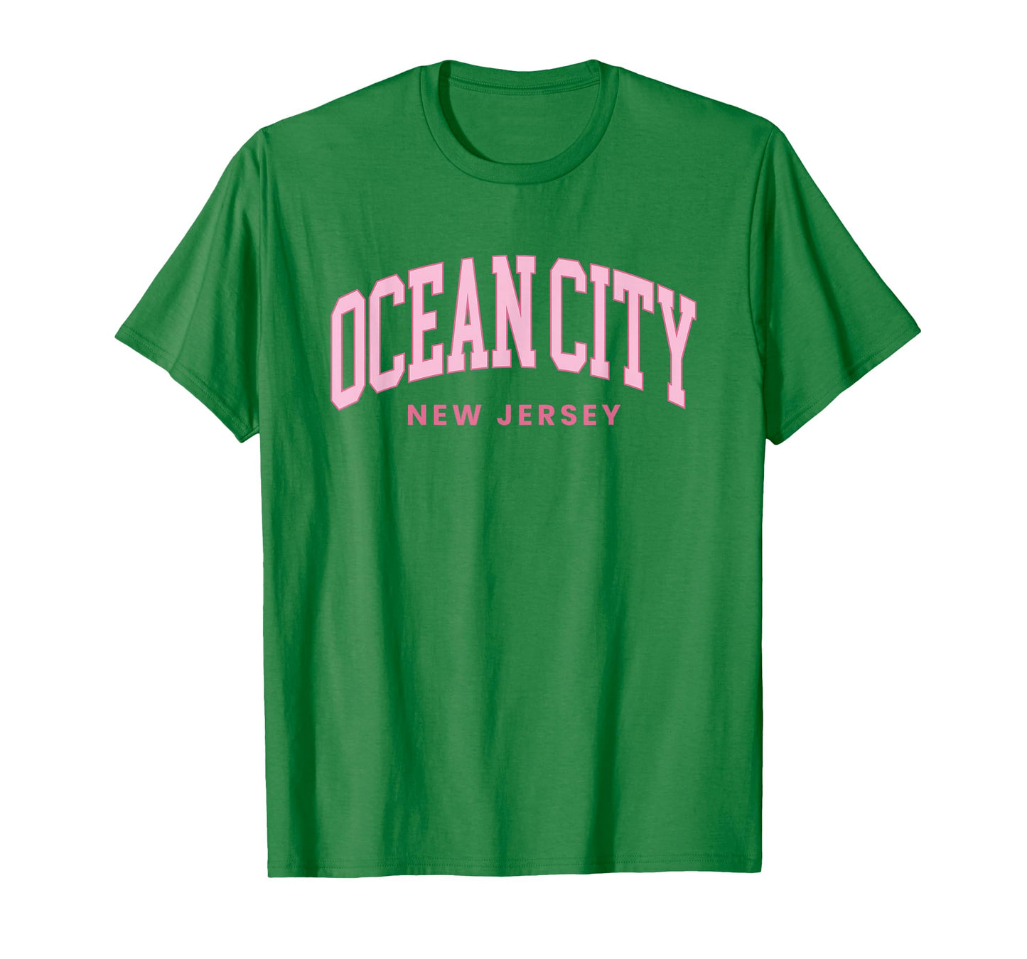 Ocean City New Jersey NJ Retro Preppy Throwback Womens Girls T-Shirt