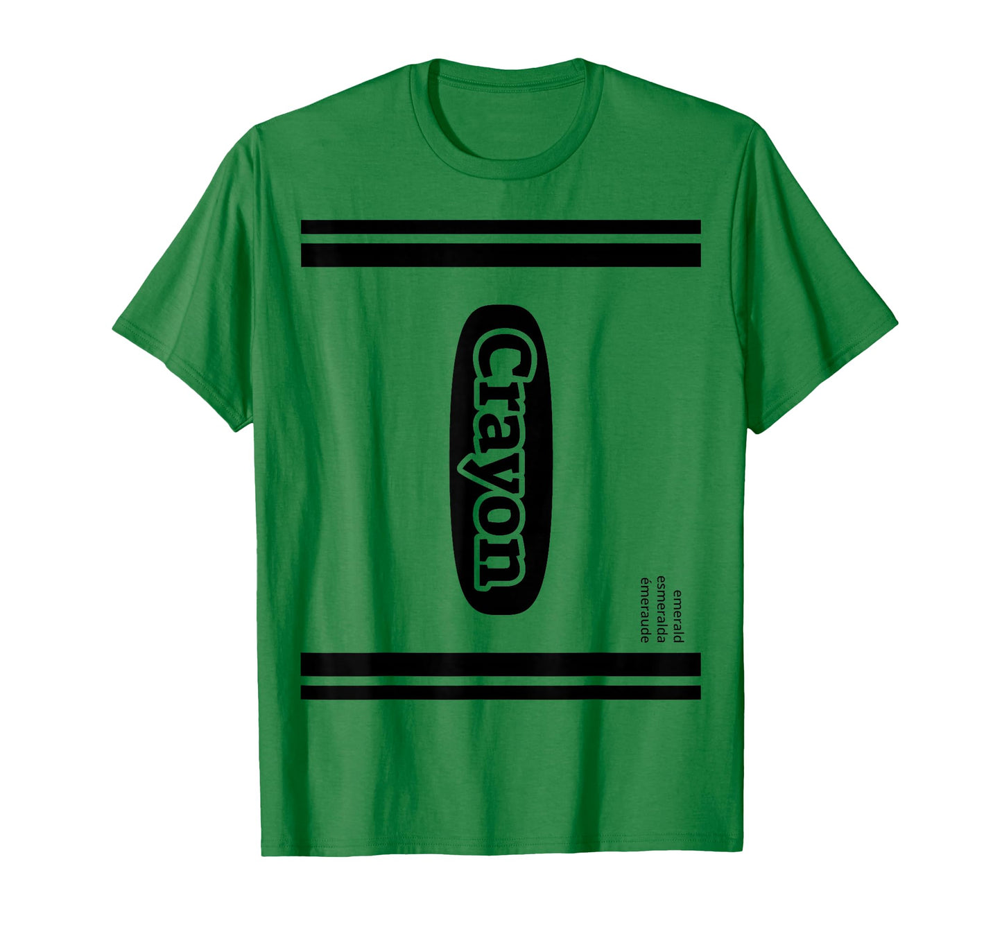 Crayon Emerald Green Group Costume T-Shirt