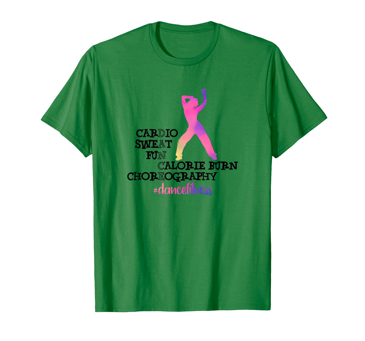 Calorie Burn Choreography Dance Fitness Instructor Exercise T-Shirt