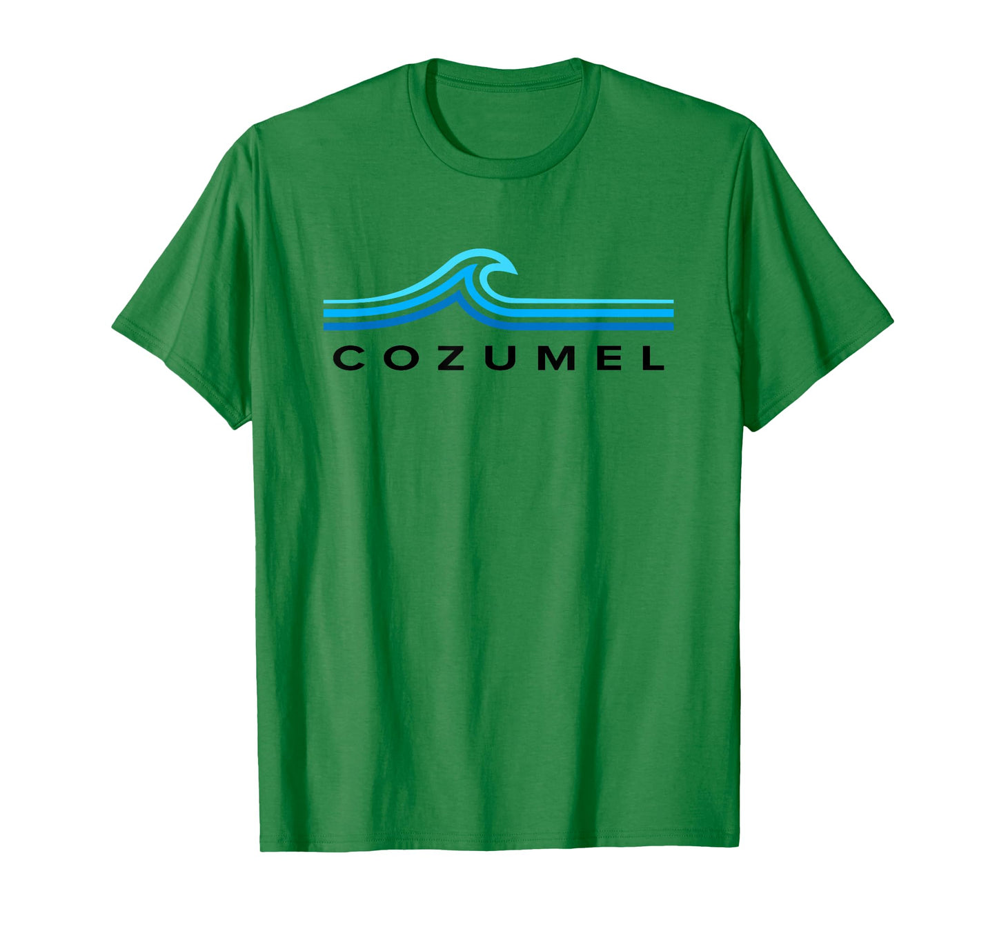 Cozumel Mexico Waves Vintage Mens Womens Girls Boys Souvenir T-Shirt