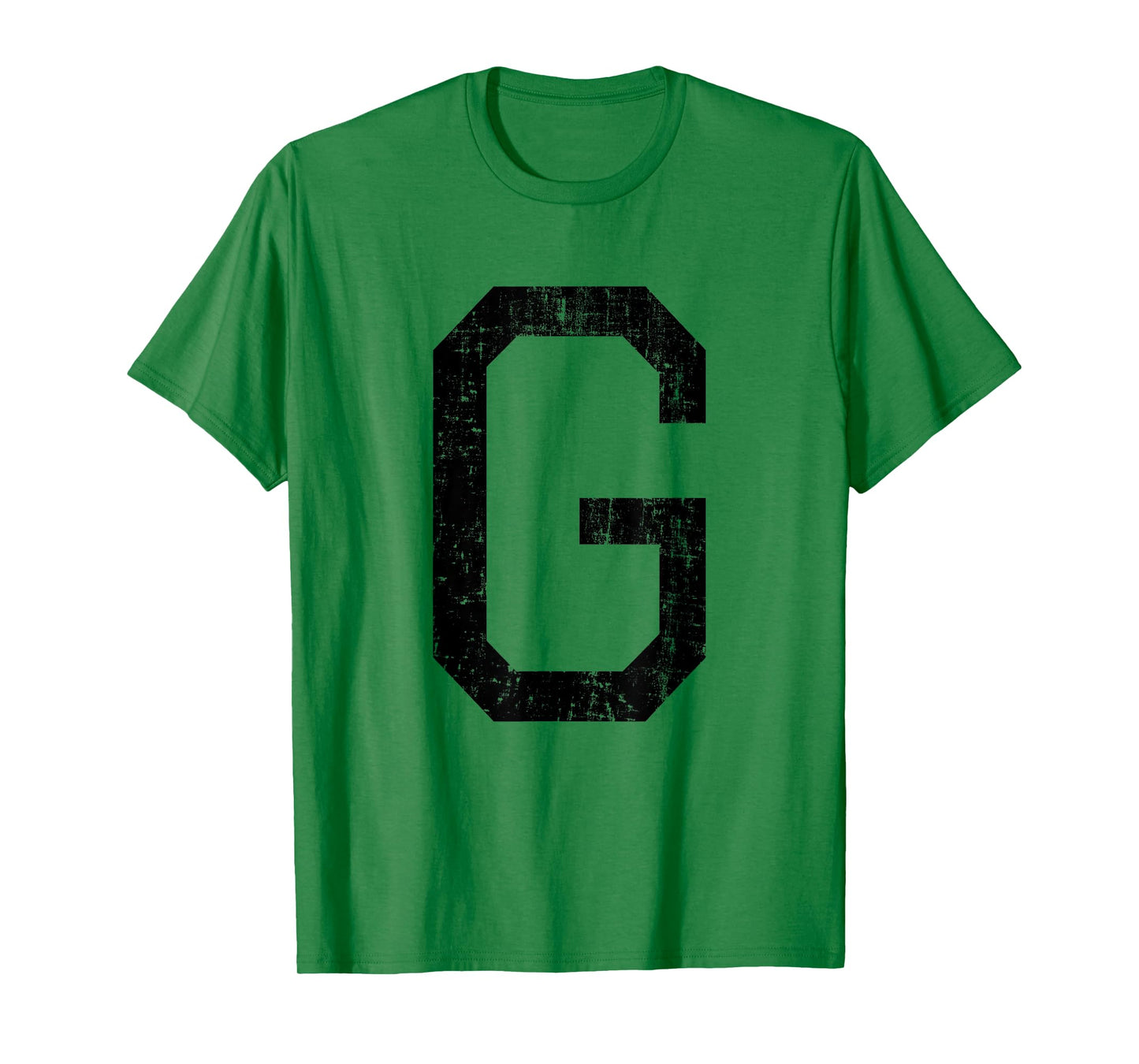 Letter G Capital Alphabet Initial School College Varsity T-Shirt