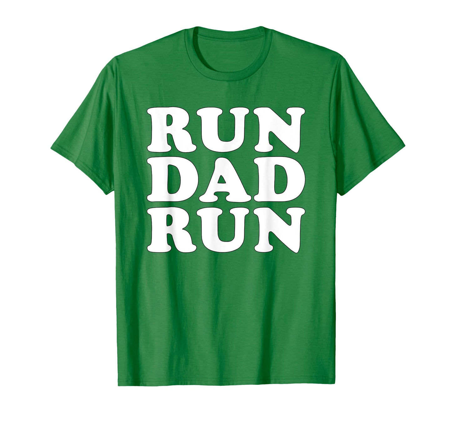 Run Dad Run T-Shirt Marathon Running Spectator Shirt T-Shirt