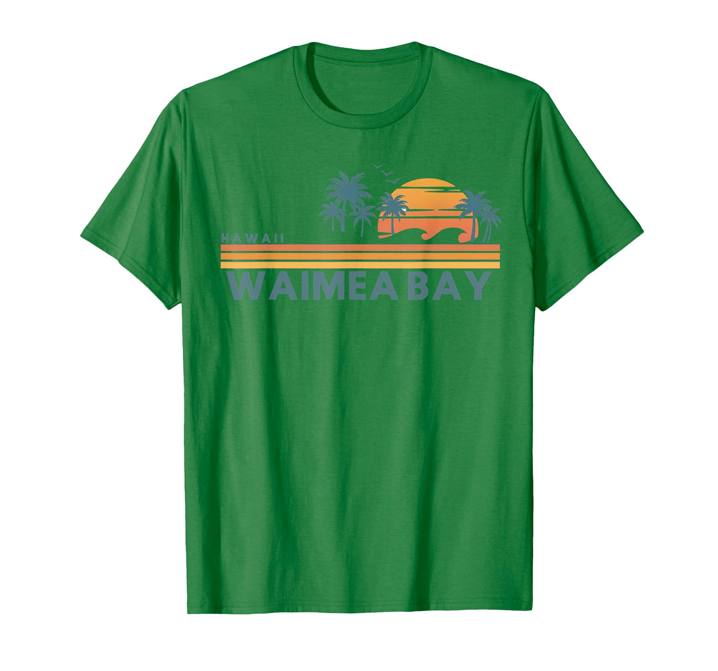 Waimea Bay Hawaii Summer Vacation Vintage 70's T-Shirt