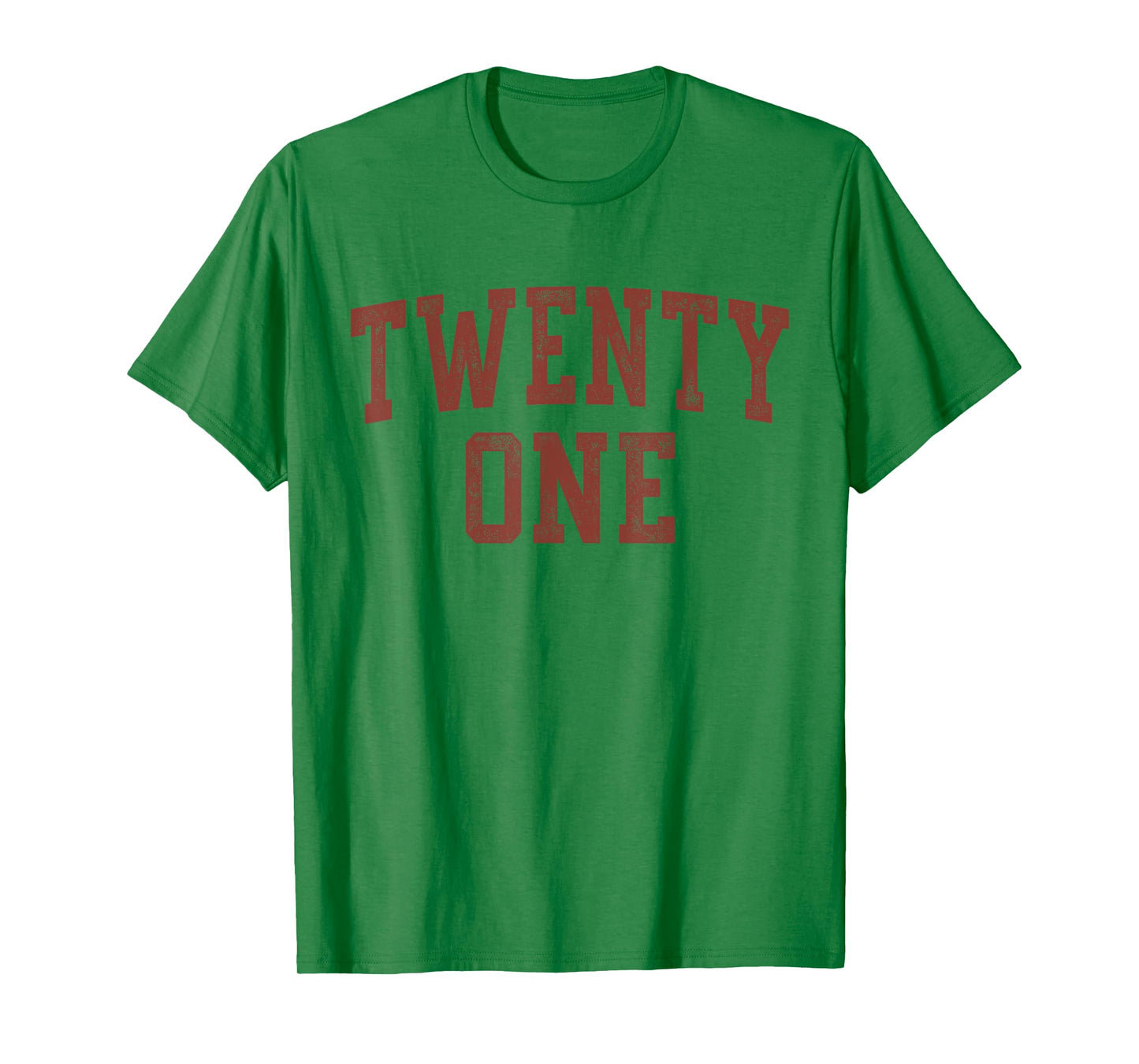Twenty One Minimalist 21st Birthday Design 21-Year-Old T-Shirt