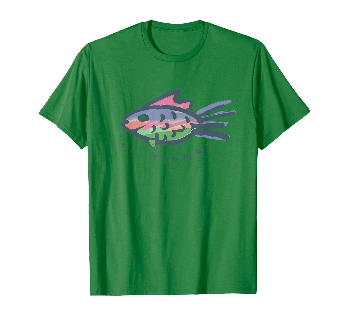 St. Thomas Tropical Fish Graphic T-Shirt