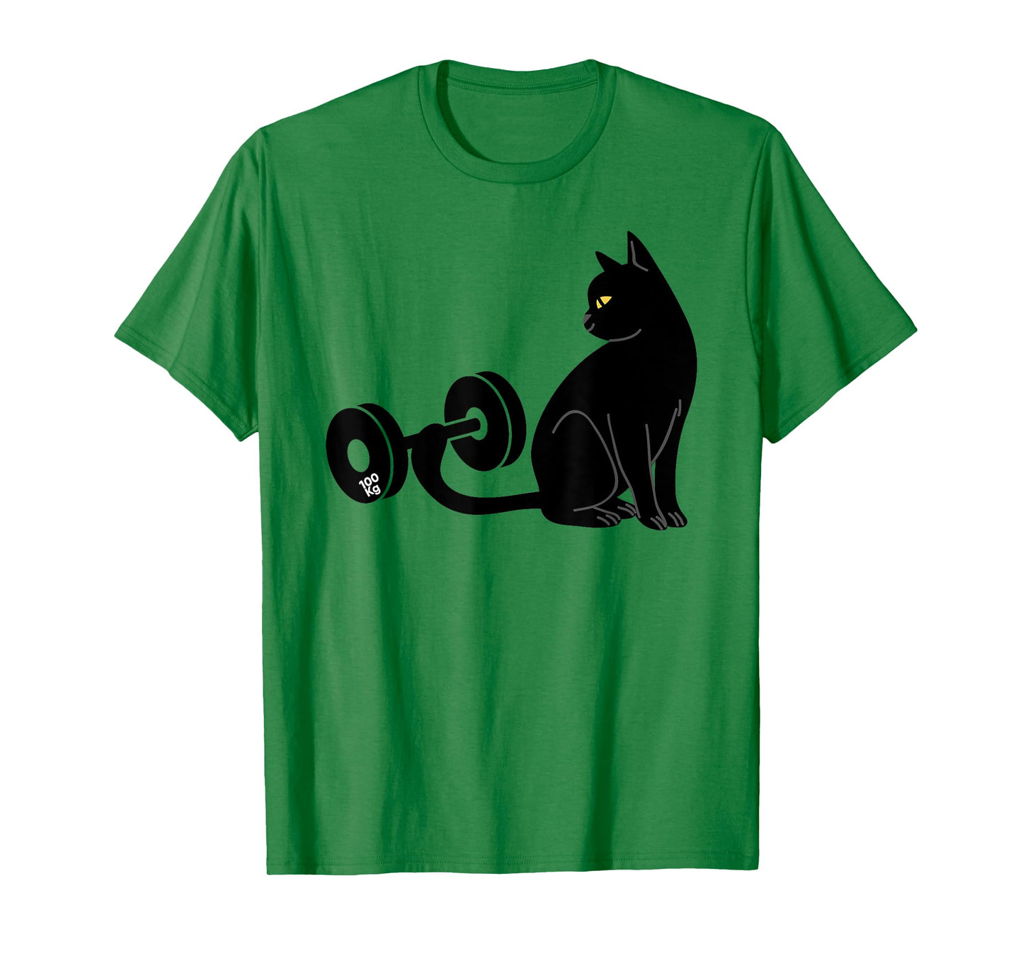 Deadlifting Cat Workout Gym Fitness Exercise Weightlifting T-Shirt