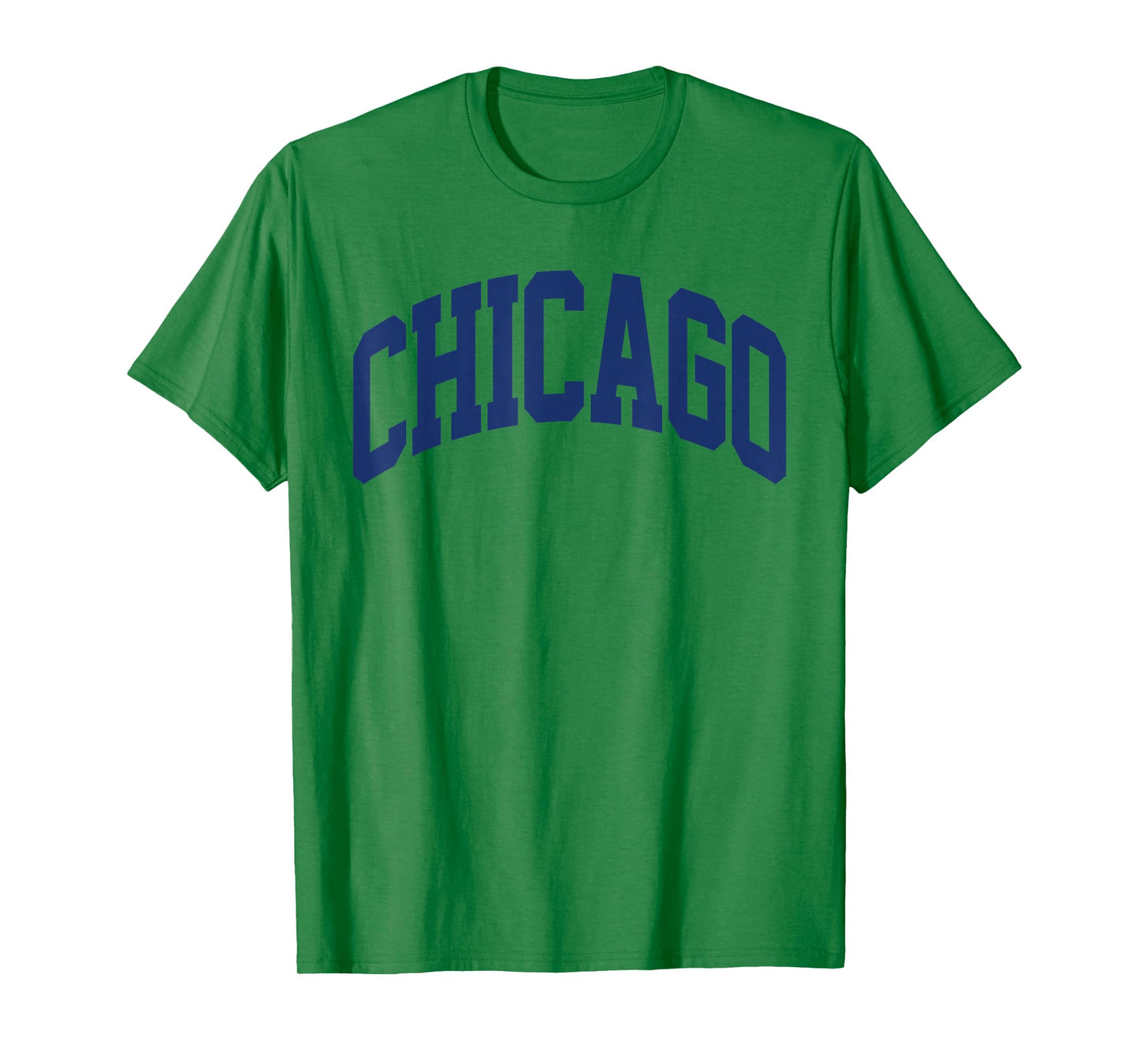 Retro Chicago Throwback Classic Chicago Men Women Blue Tee T-Shirt