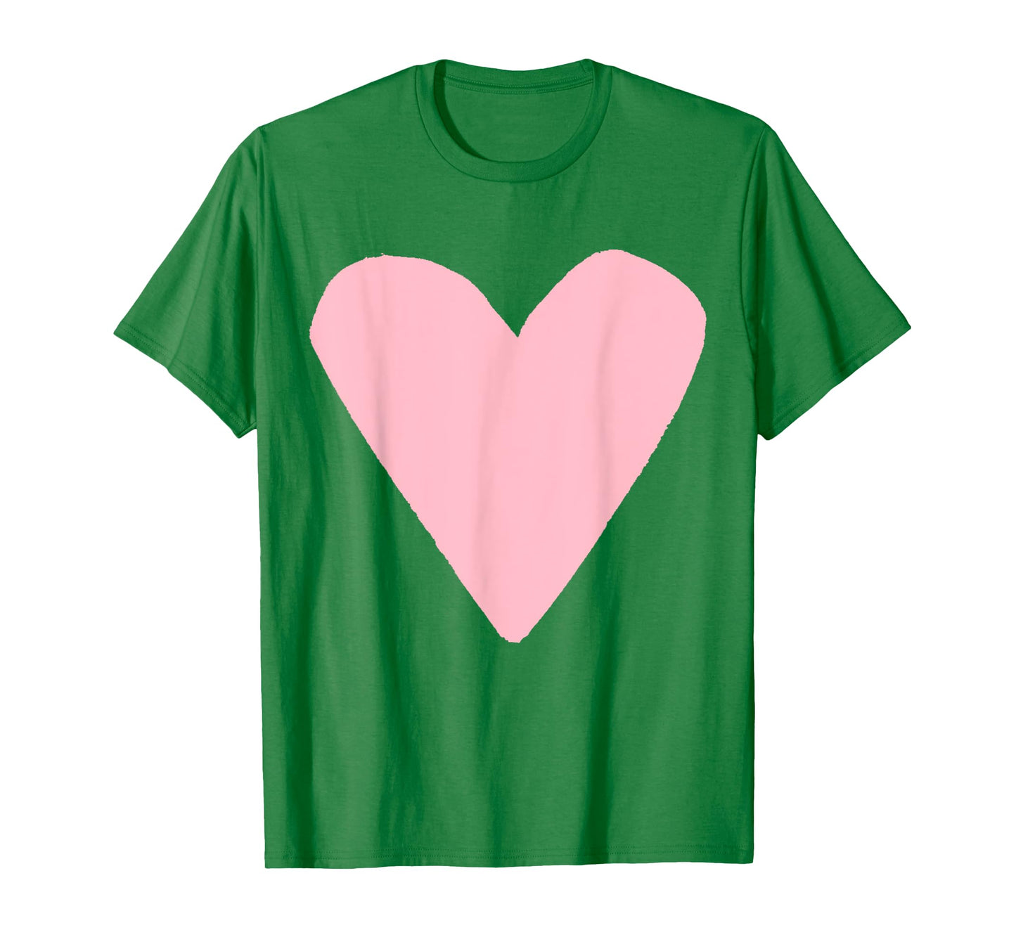 Light Pink Heart Orange T-Shirt