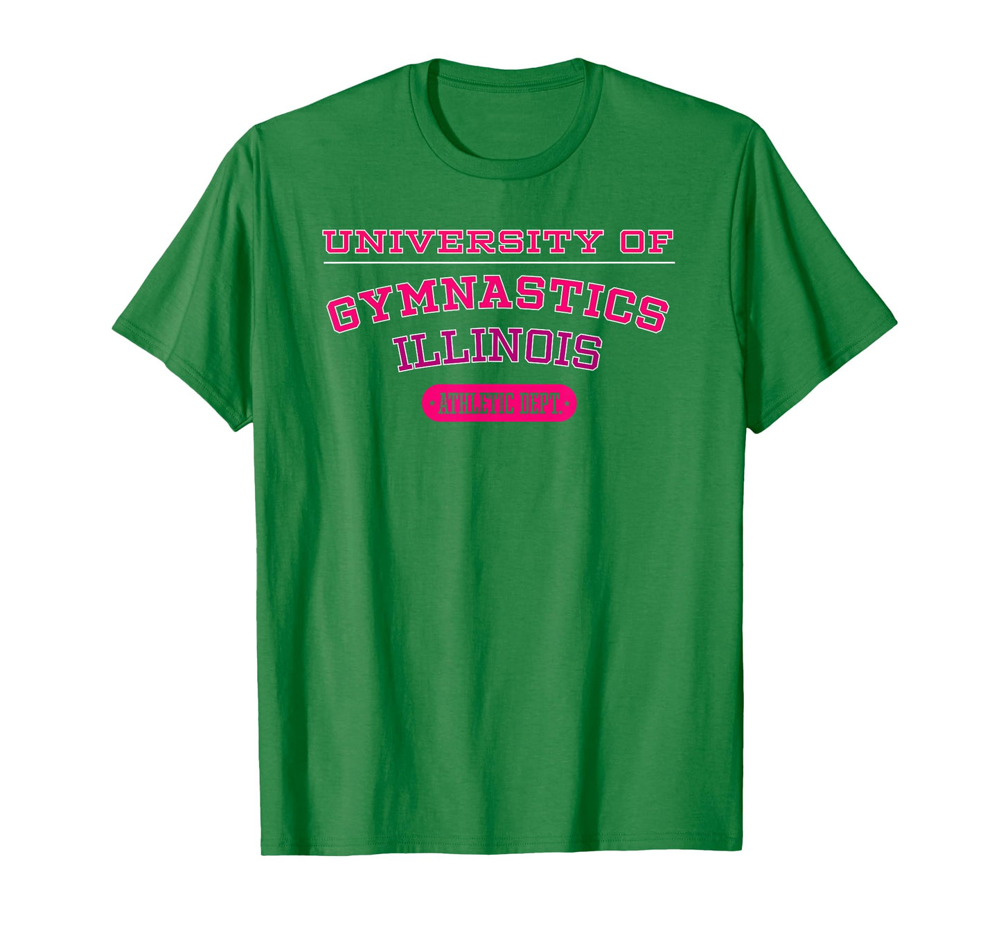 University of Gymnastics ILLINOIS Athletic Dept. T-shirt T-Shirt