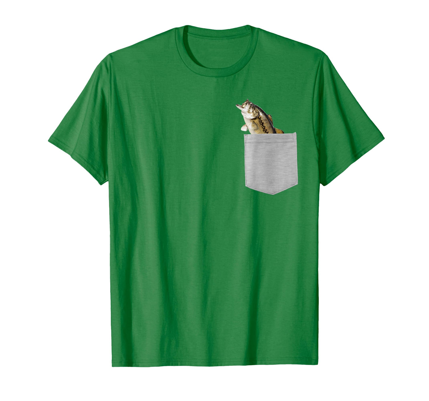 Animal in Your Pocket Funny large mouth or black bass peekin T-Shirt