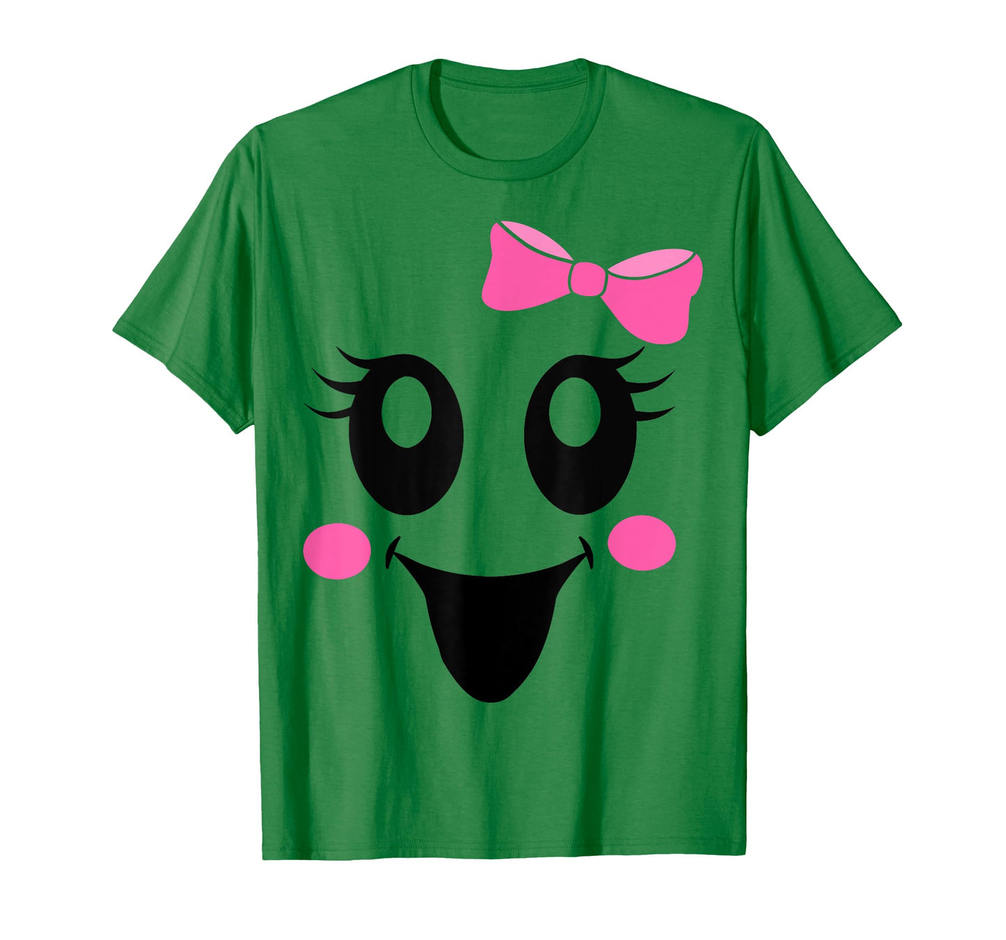 Cute female ghost with girls face and bow halloween party T-Shirt