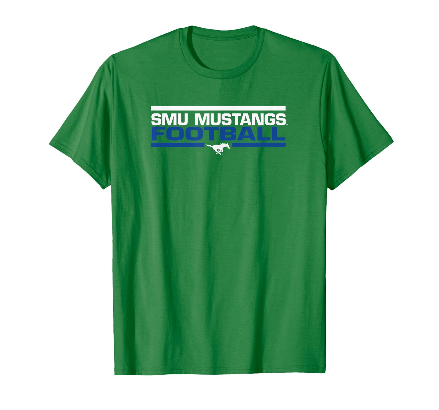 SMU Mustangs Football Tackle Red Officially Licensed T-Shirt