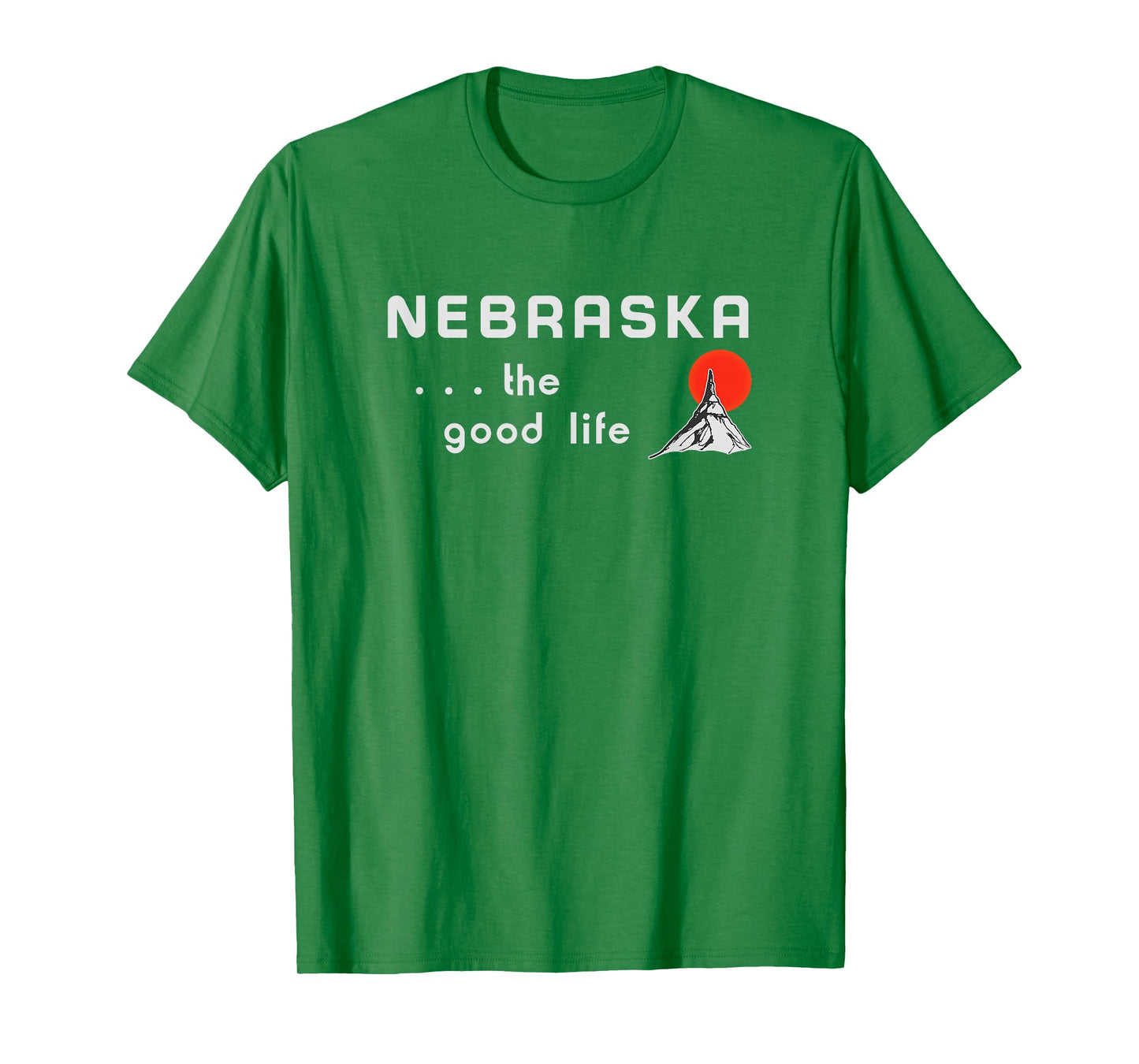 Nebraska The Good Life Highway Welcome Sign T-Shirt