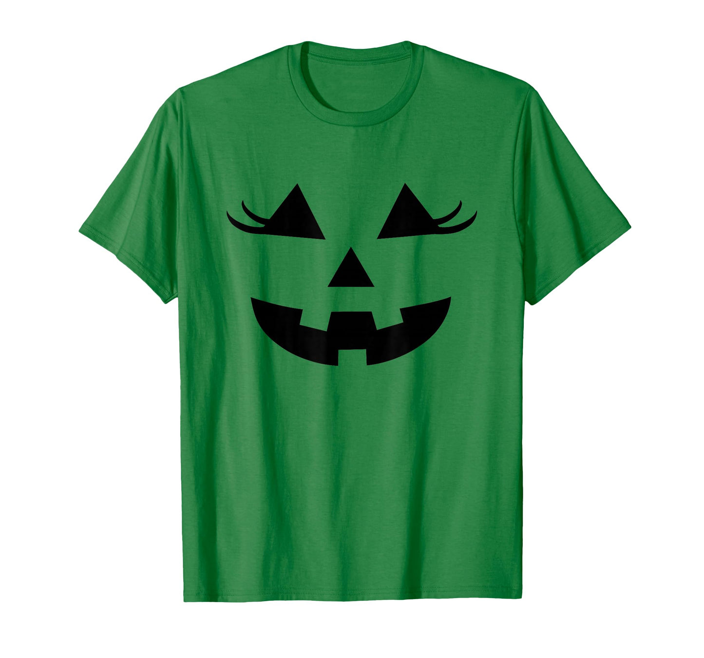 Pumpkin Lashes for Pink Halloween Vibe Jack O Lantern Face T-Shirt