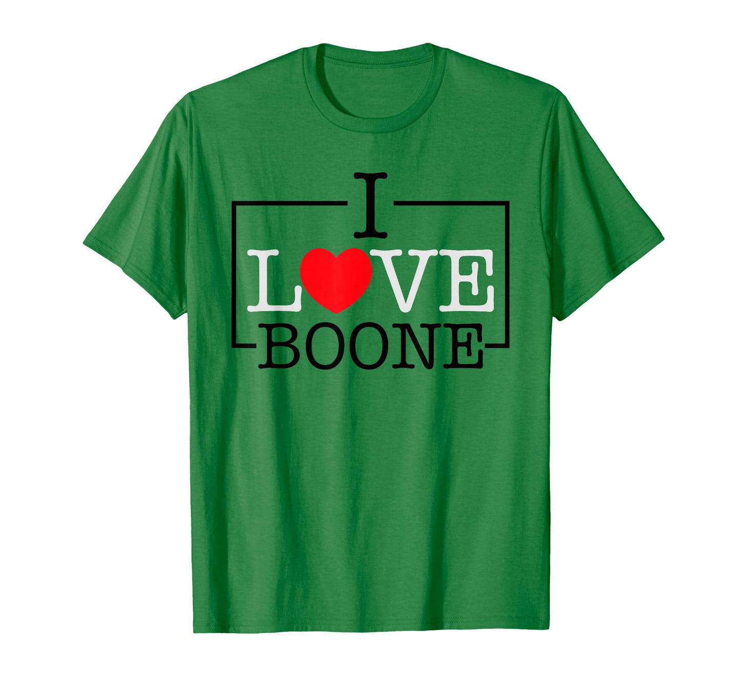 I Love Boone Heart Family Name Boone Groovy T-Shirt
