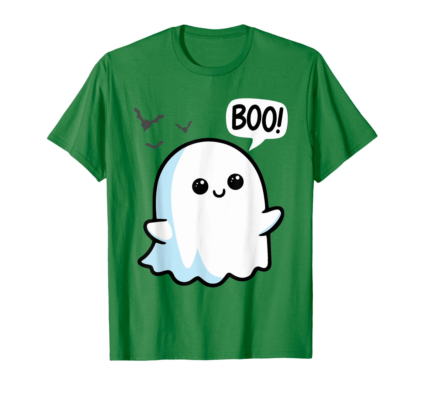 Ghost Saying Boo Spooky Halloween Cute toddler boys girls T-Shirt