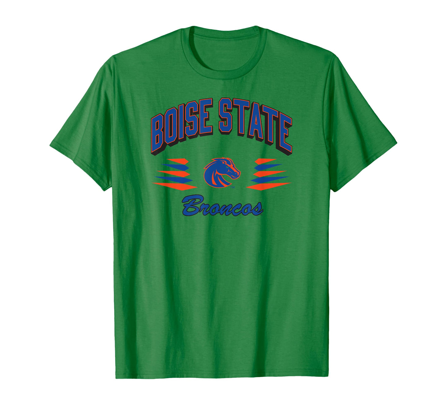 Boise State Broncos Retro Diamond White Officially Licensed T-Shirt