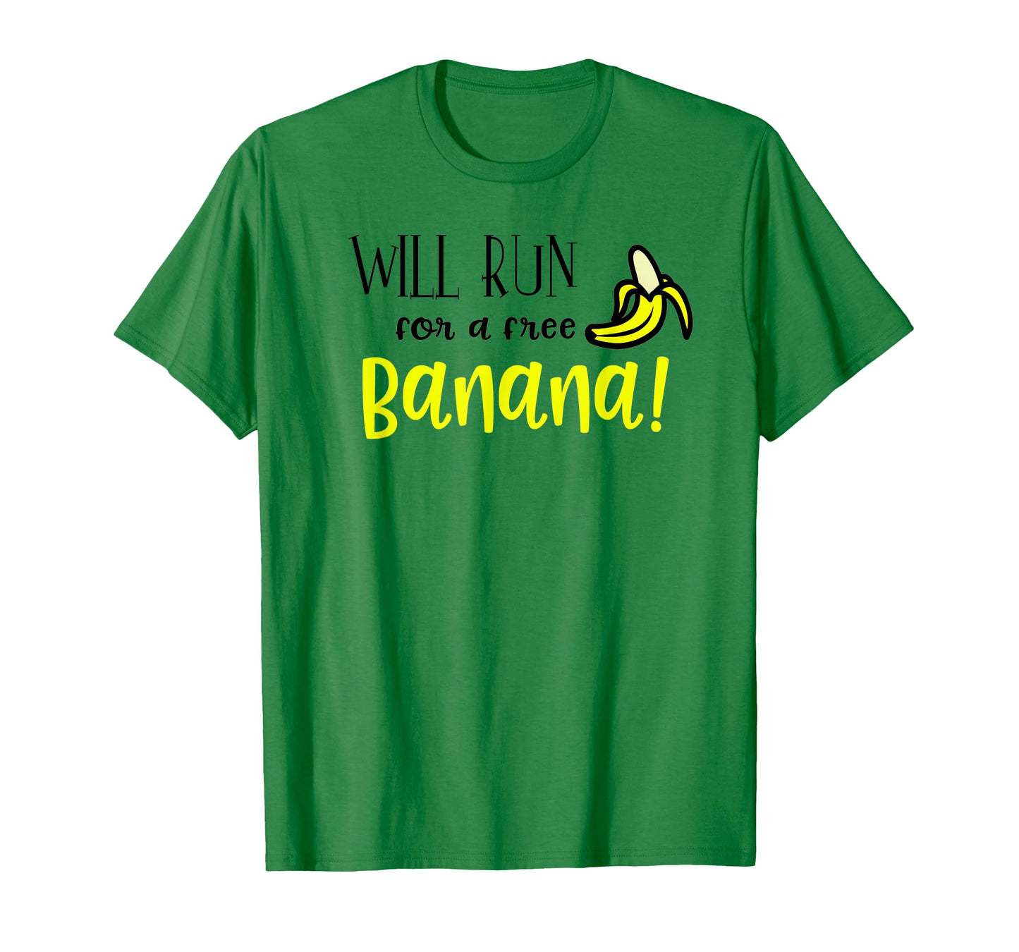 Marathon TShirt Funny Motivation I Running Banana gift tee