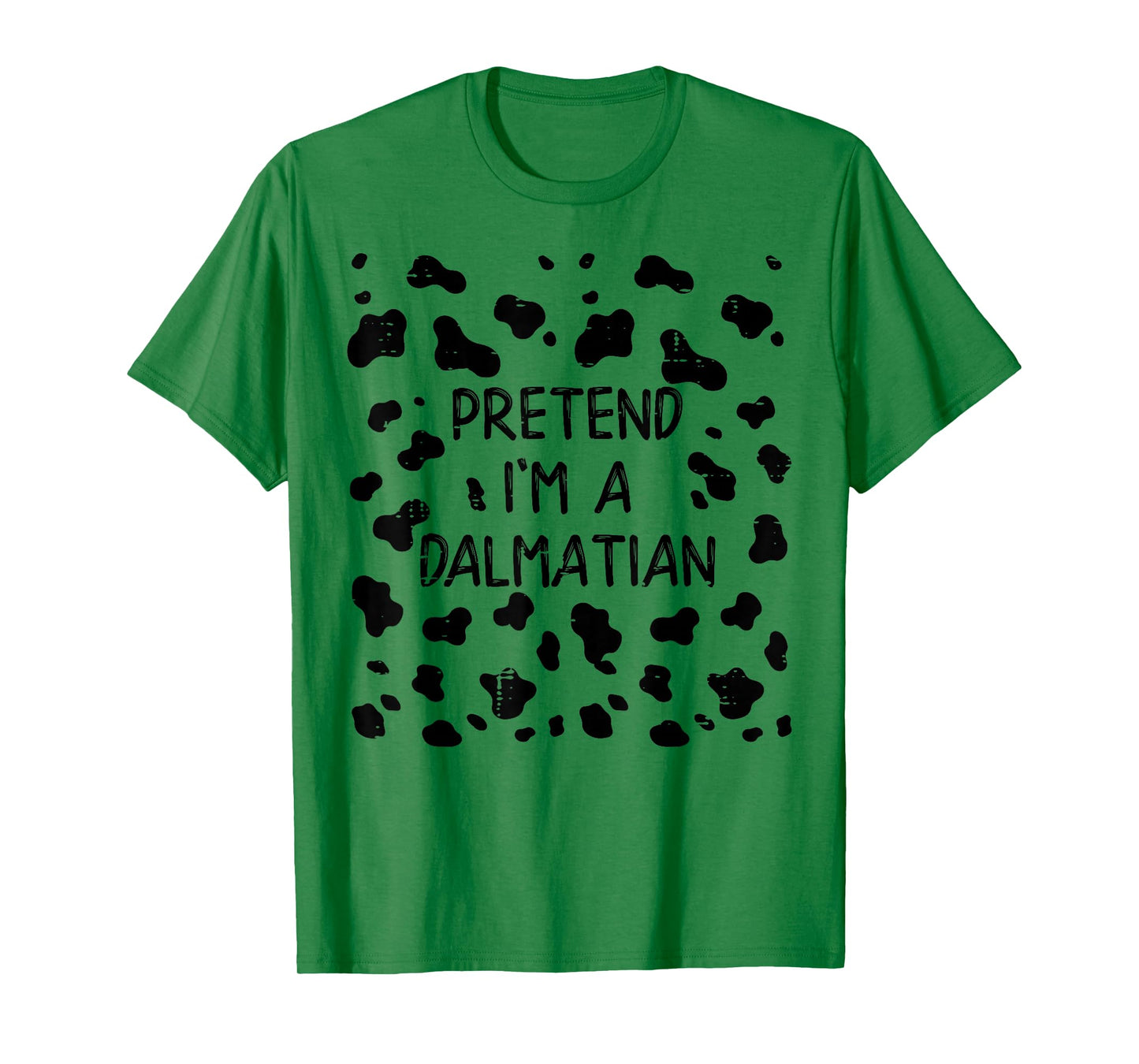 Halloween Pretend Dalmatian Dog Funny Costume Men Women Kids T-Shirt