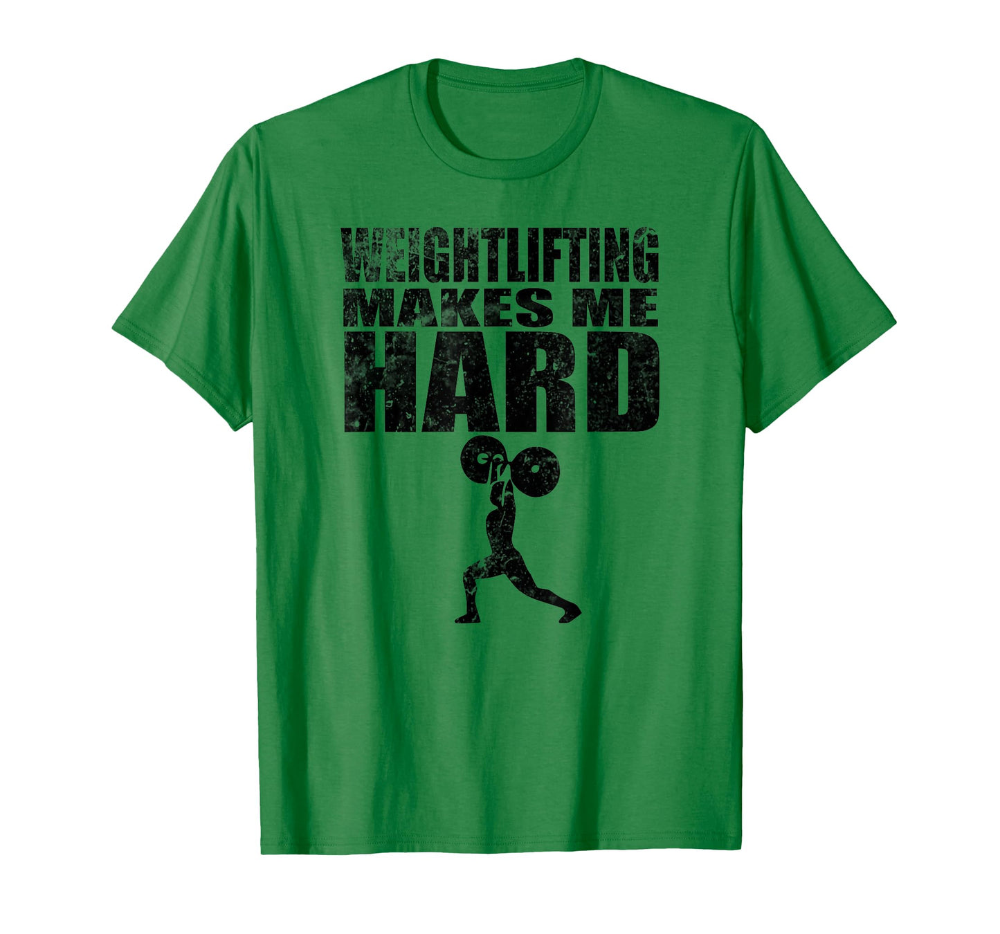 Weightlifting Makes Me Hard funny fitness T-Shirt