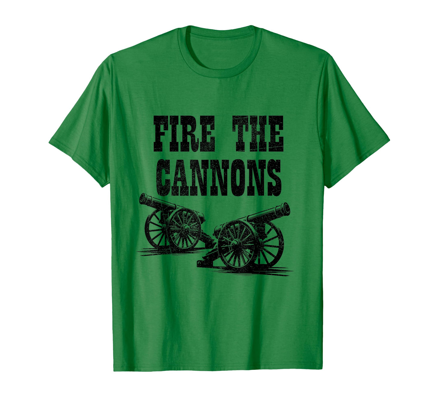 Fire The Cannons Cool Retro Vintage Double Cannon Classic T-Shirt