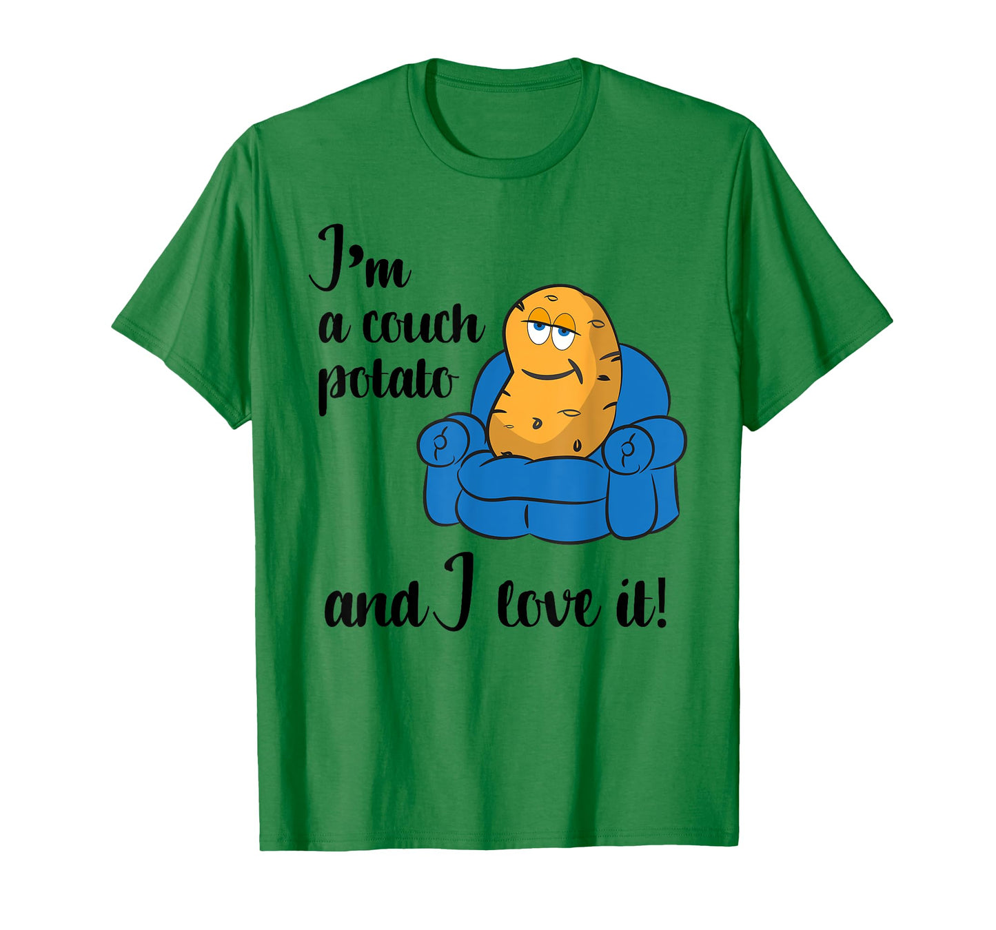 Funny Adult Couch Potato T-Shirt T-Shirt