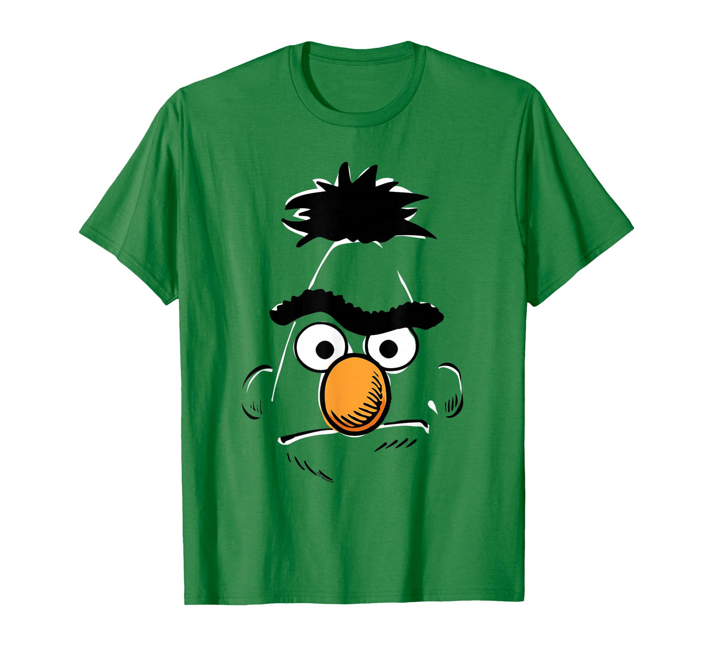 Sesame Street Bert Retro Sketch Face Halloween Costume T-Shirt