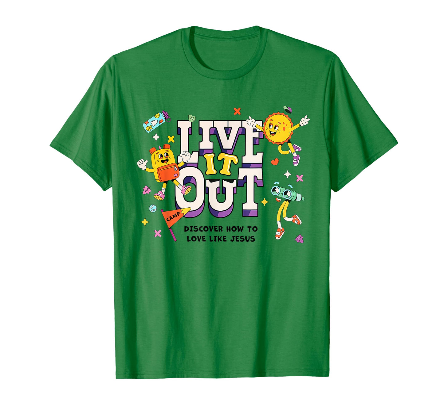 VBS 2025 Live It Out Love Like Jesus Vacation Bible School T-Shirt
