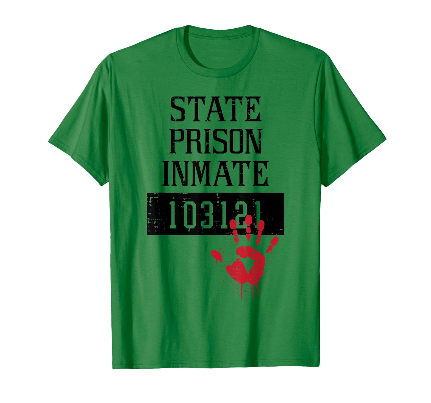 Halloween State Prison Inmate Funny Jail Costume Men Women T-Shirt