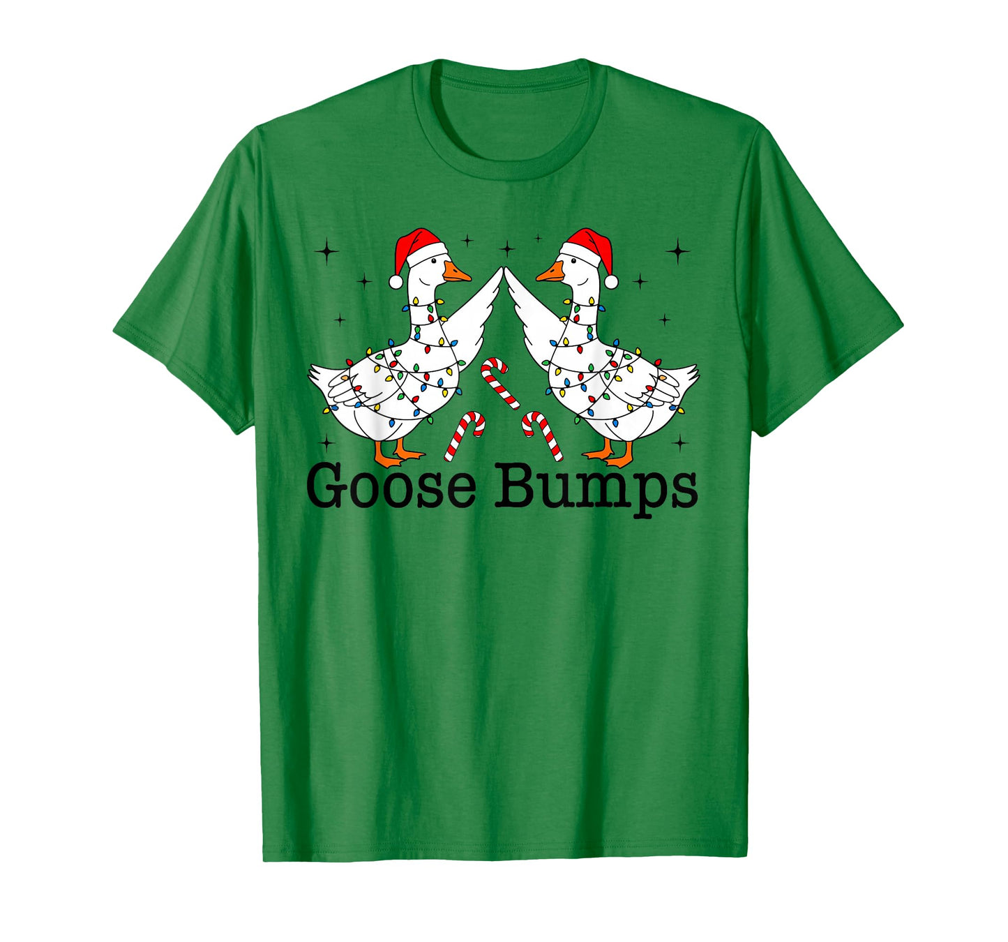 Goose Bumps Funny Christmas Geese Fist Bump Matching Family T-Shirt